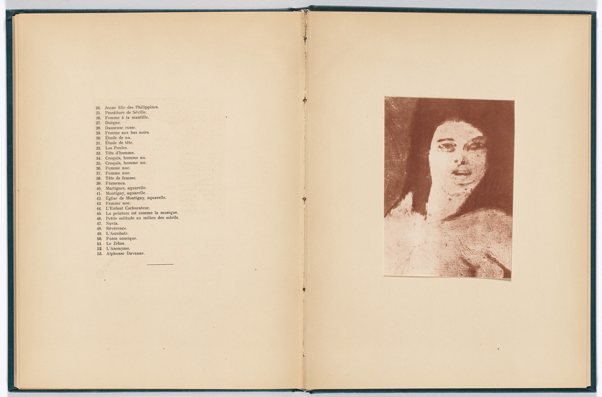 Francis Picabia. Reproduction ofUntitled (facing page 36) from Monographie Francis Picabia (Francis Picabia Monograph). 1920