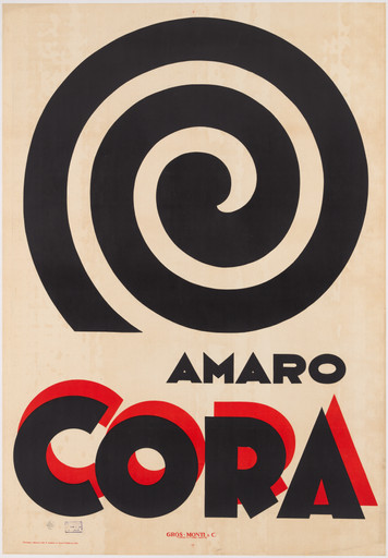 Nikolay Diulgheroff. Poster for Amaro Cora