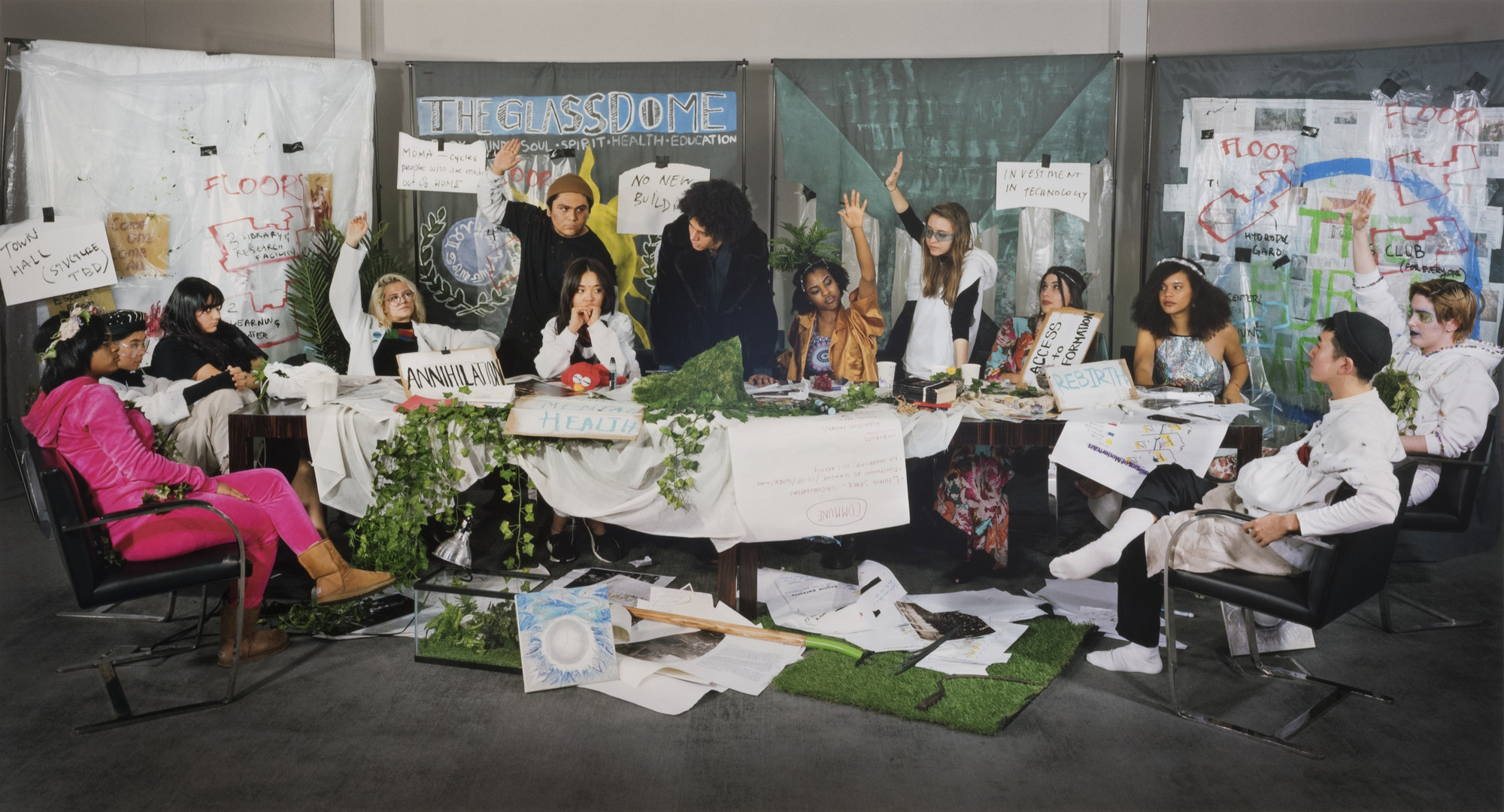 Adelita Husni-Bey. The Council. 2018