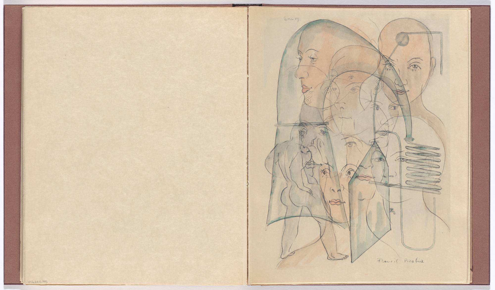 Francis Picabia. Âmes ( Souls ) from Le Peseur d'âmes ( The Weigher of Souls )