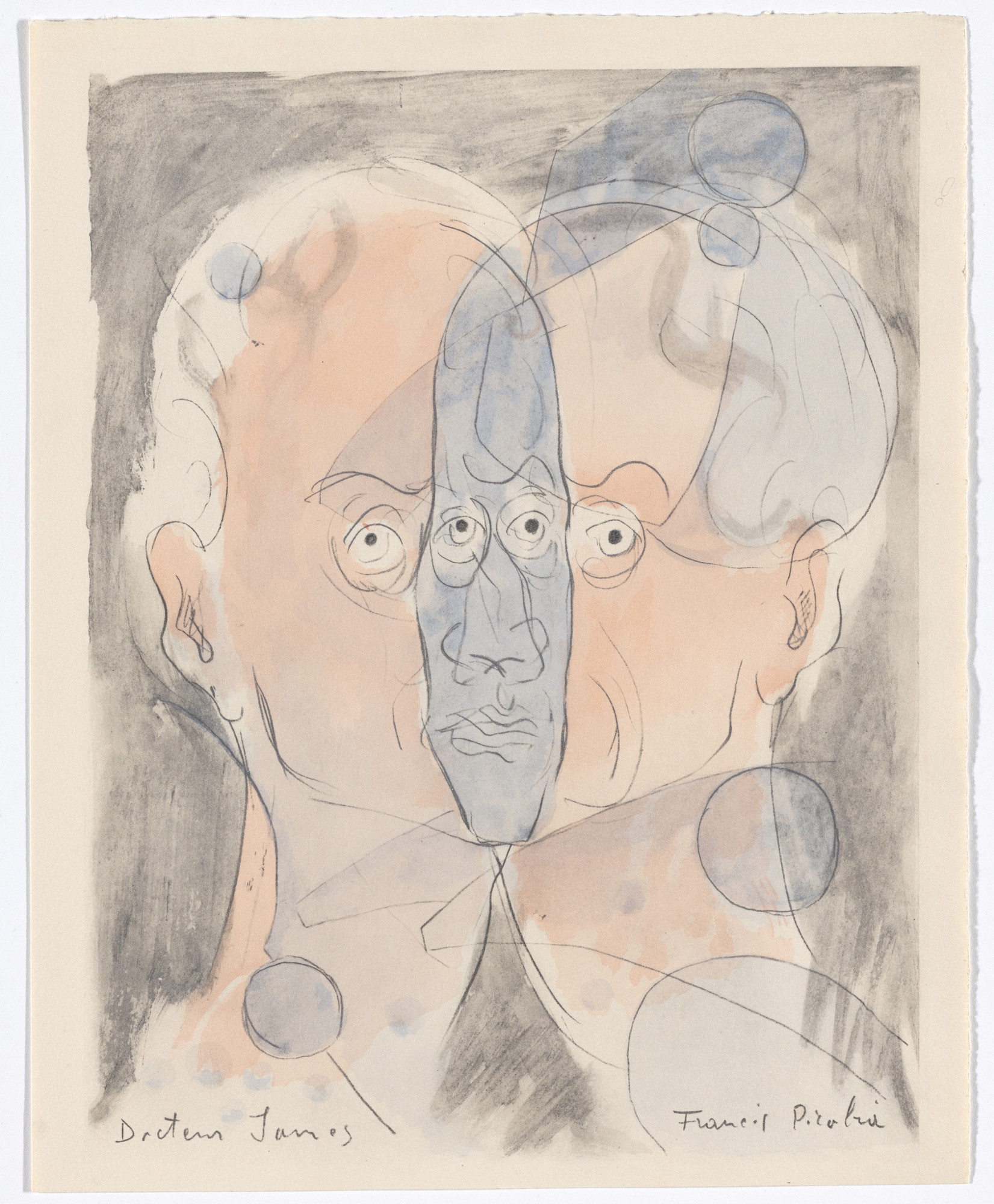 Francis Picabia. Duplicate of Docteur James ( Doctor James ) from Le Peseur d'âmes ( The Weigher of Souls )