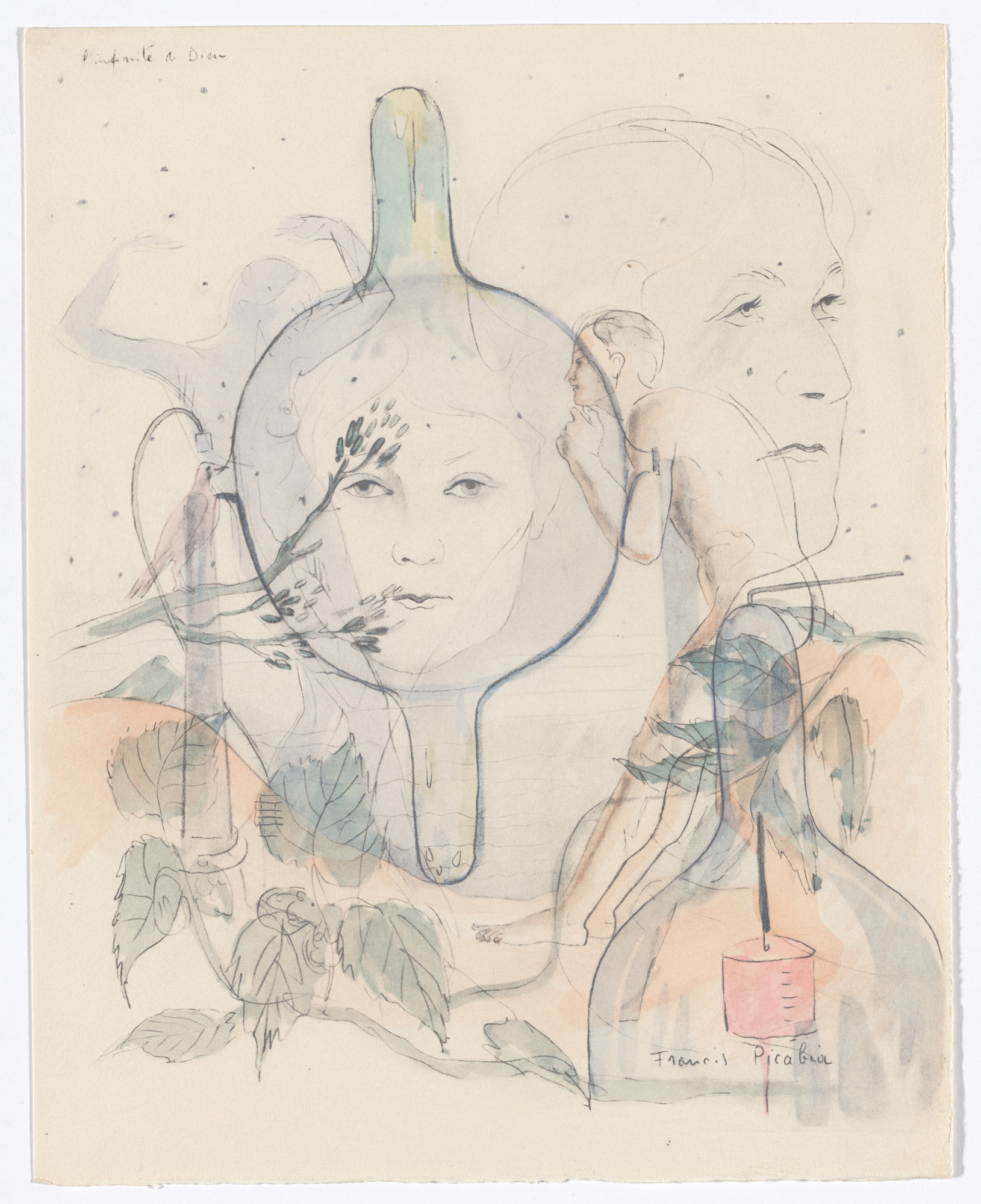 Francis Picabia. Duplicate of L'infinité de Dieu ( The Infinity of God ) from Le Peseur d'âmes ( The Weigher of Souls )