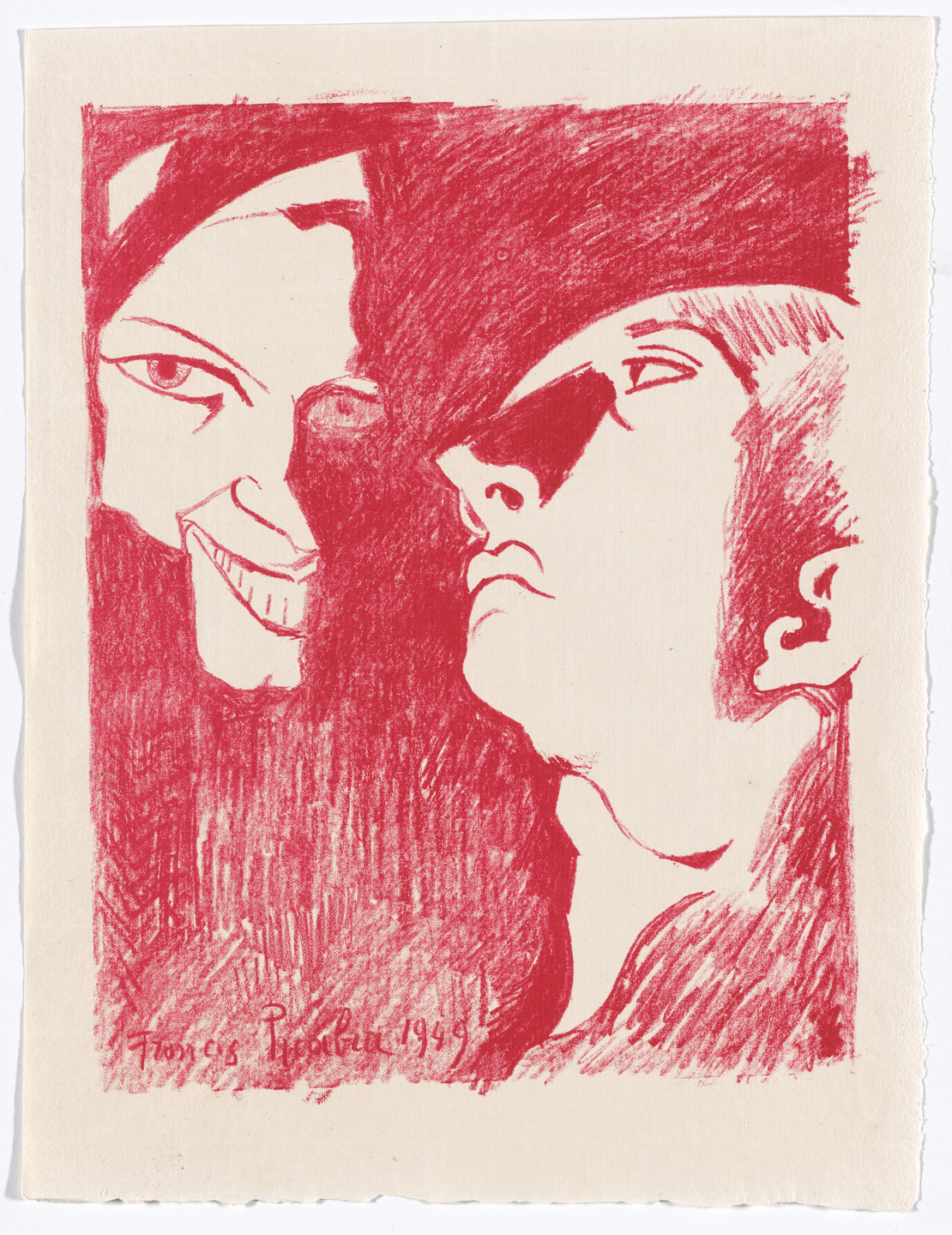 Francis Picabia. Duplicate of plate 1 from Janela do caos (Window of Chaos). 1949