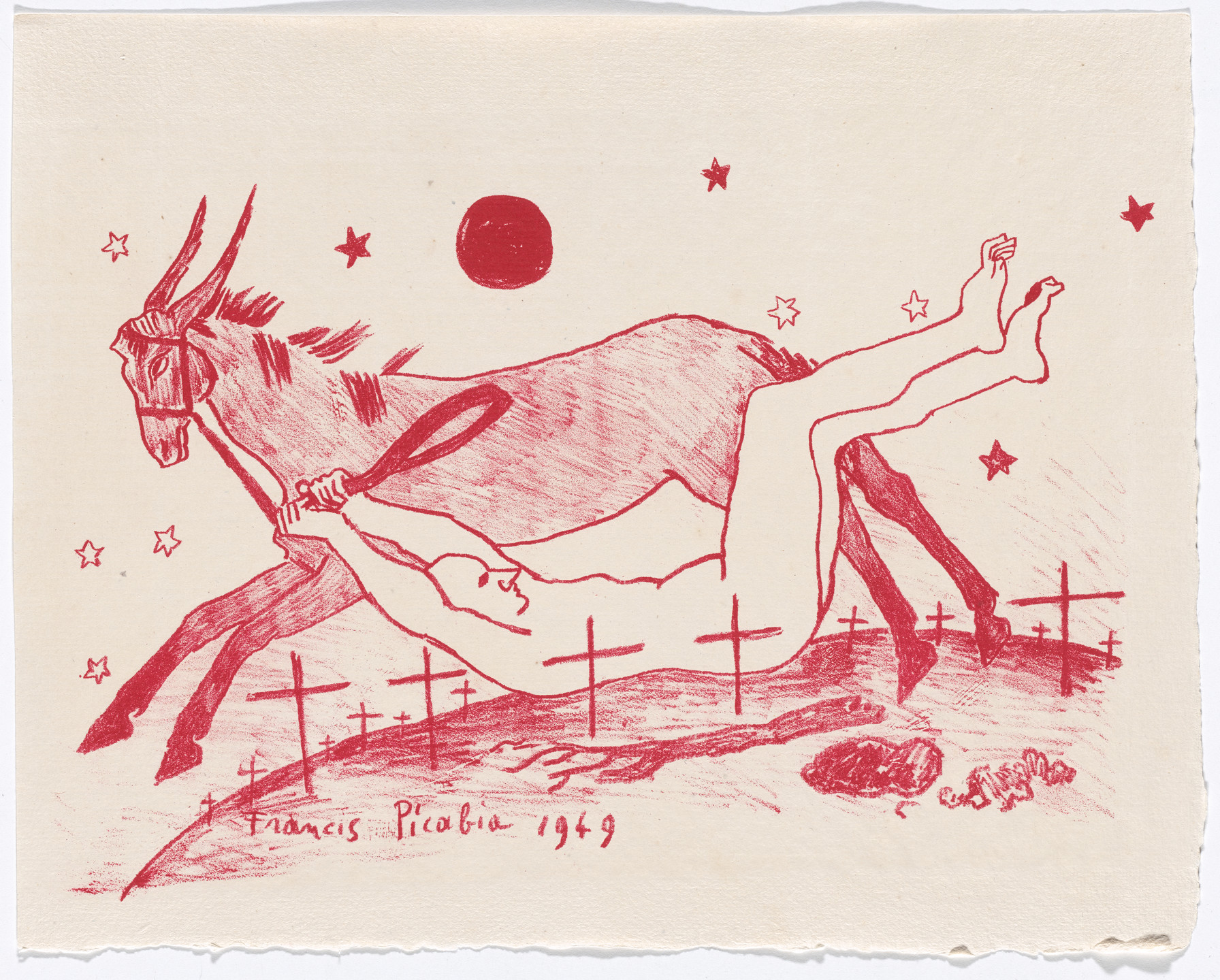 Francis Picabia. Duplicate of plate 2 from Janela do caos (Window of Chaos). 1949