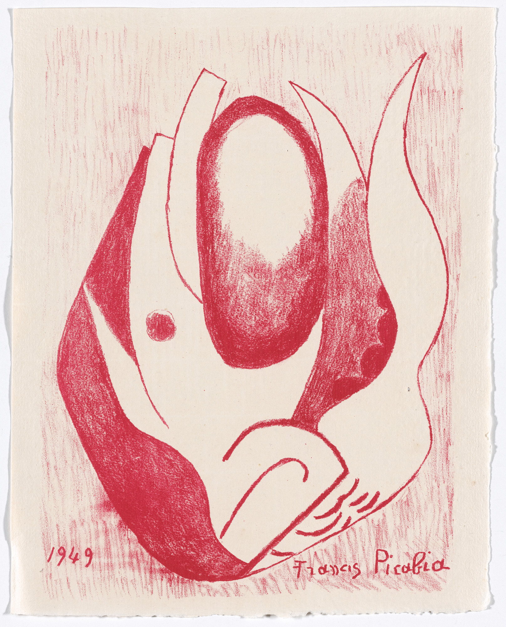 Francis Picabia. Duplicate of plate 3 from Janela do caos ( Window of Chaos )