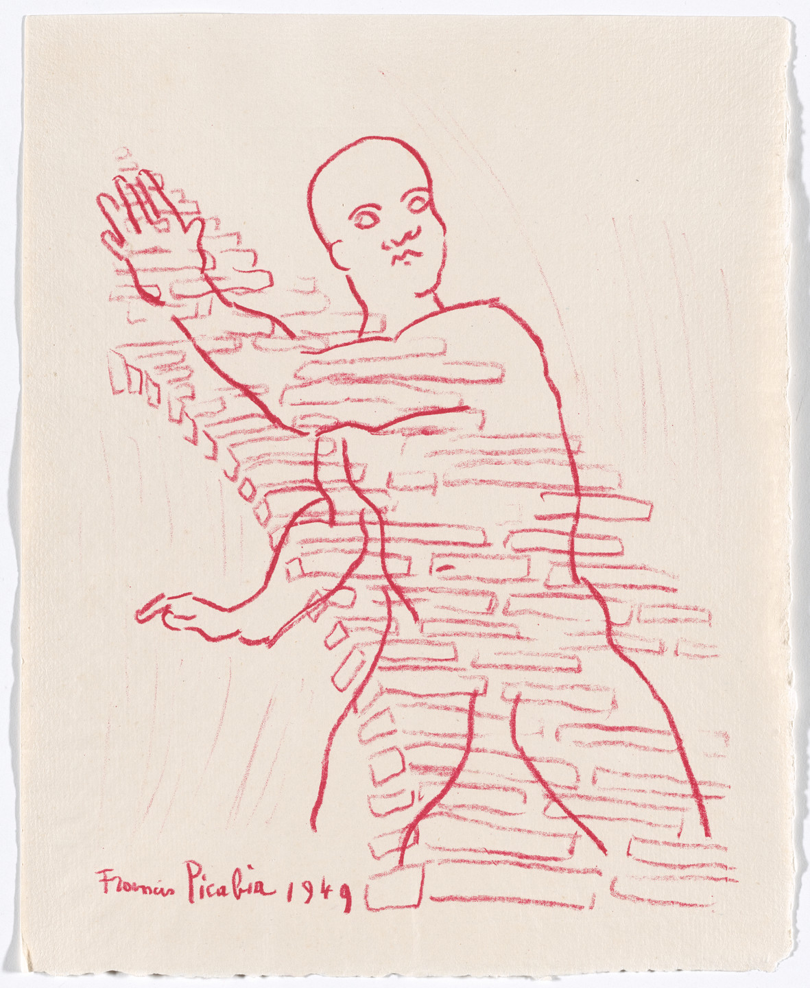 Francis Picabia. Duplicate of plate 5 from Janela do caos (Window of Chaos). 1949