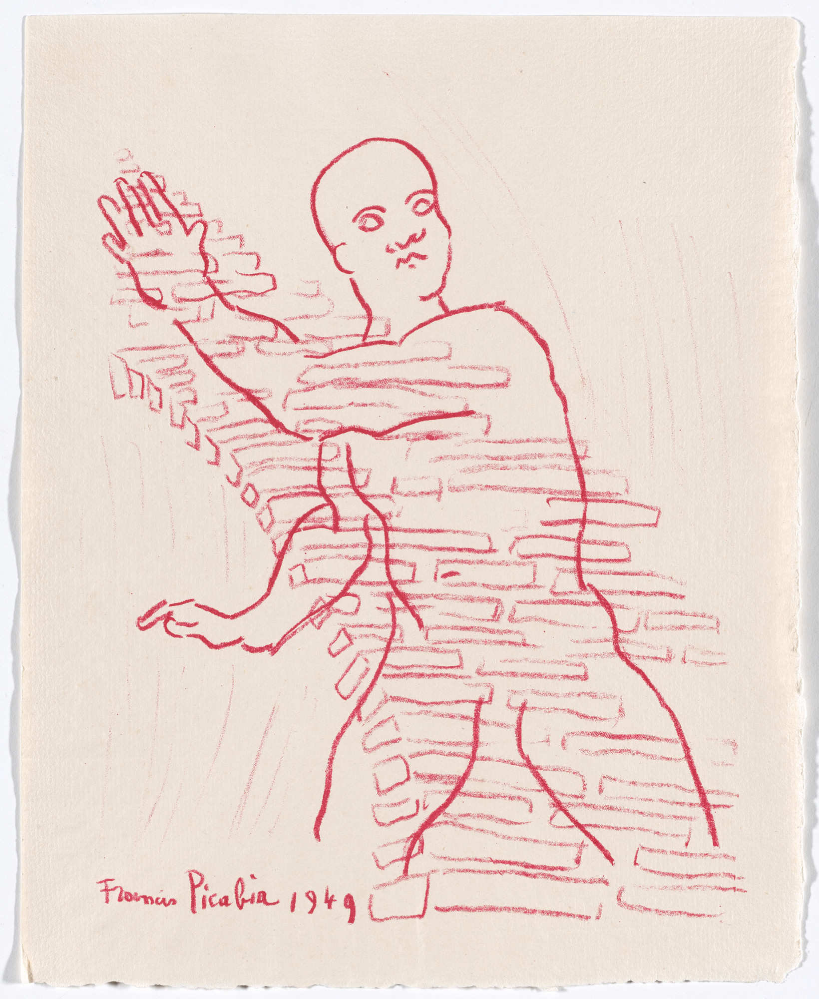 Francis Picabia. Duplicate of plate 5 from Janela do caos ( Window of Chaos )