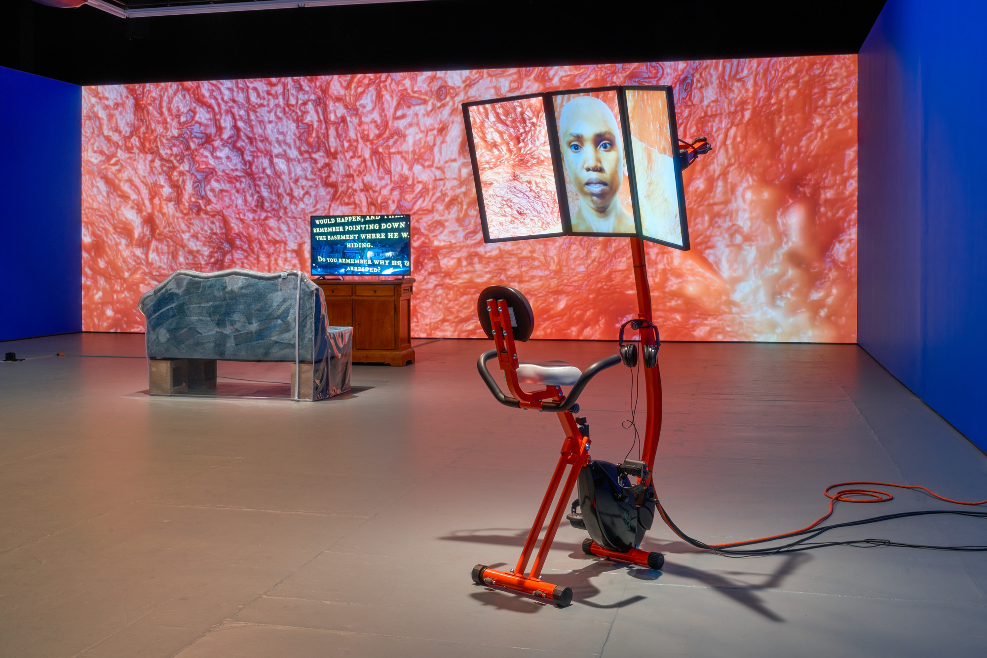 Sondra Perry. Graft and Ash for a Three Monitor Workstation. 2016