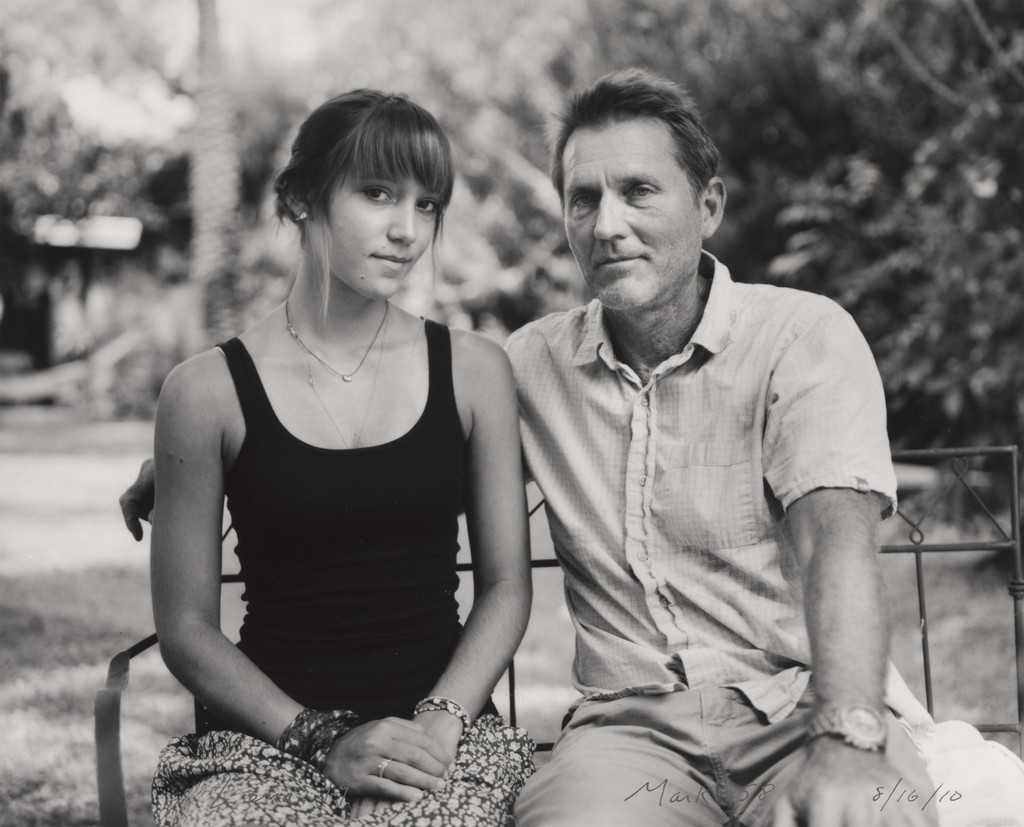 Lena: 19, Mark: 58, Mark Klett, August 16, 2010