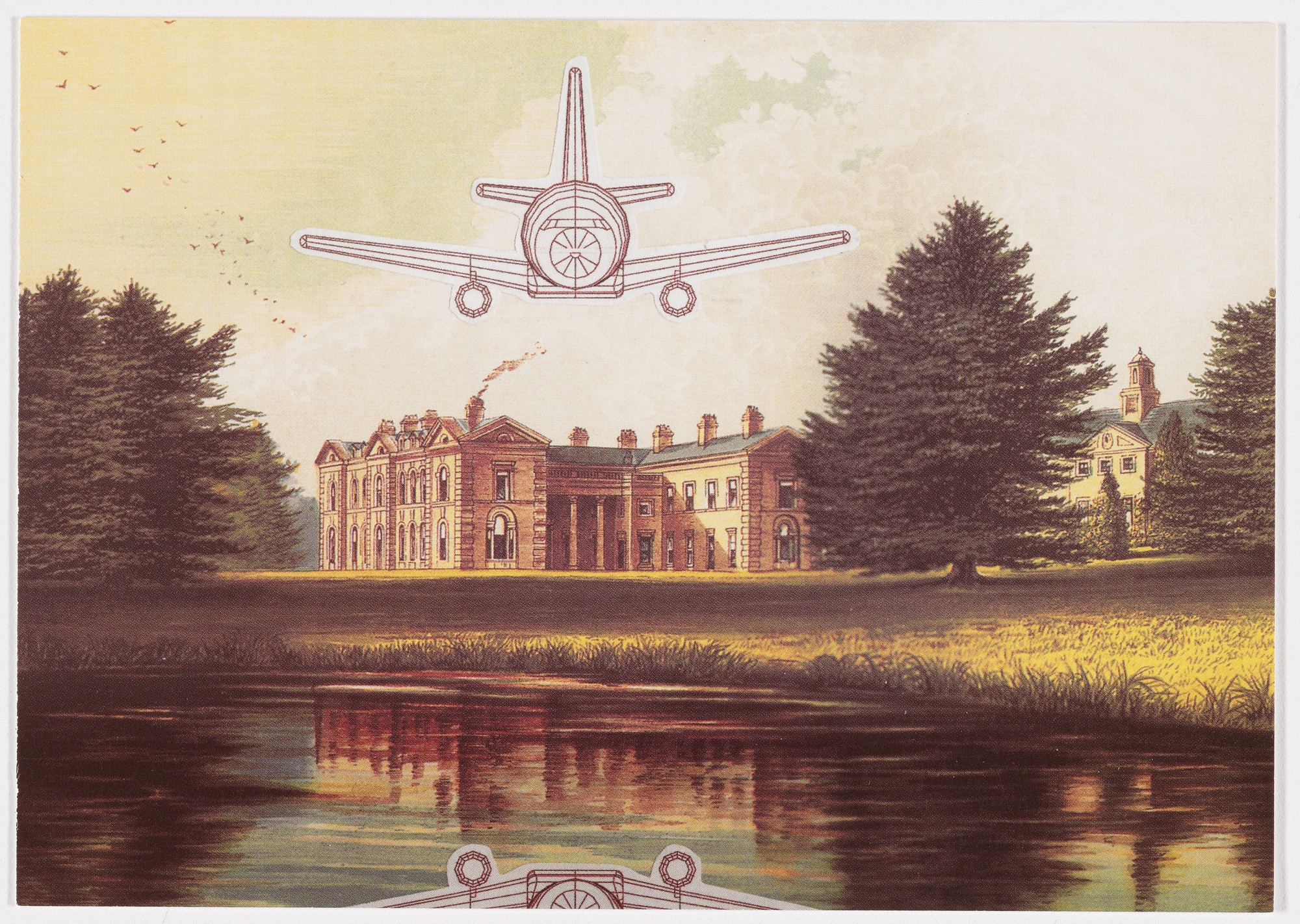 Aleksandra Mir. Promotional material for Plane Landing, Compton Verney, Warwickshire, UK, July 19–20, 2003. 2003