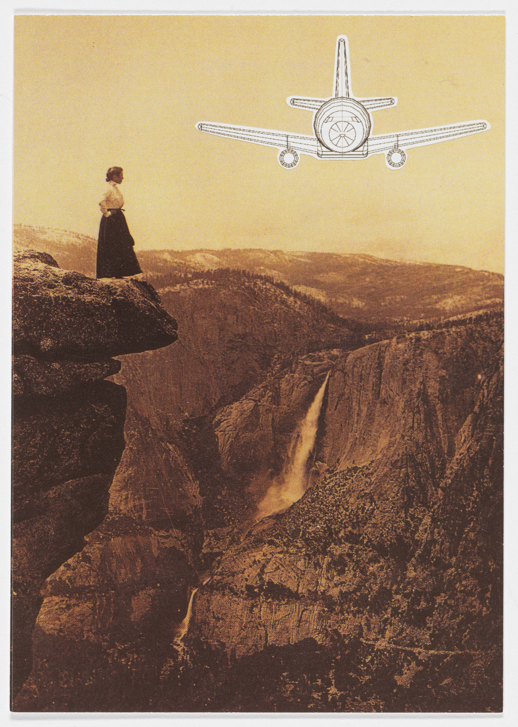 Aleksandra Mir. Promotional material for Plane Landing, Compton Verney, Warwickshire, UK, July 19–20, 2003. 2003
