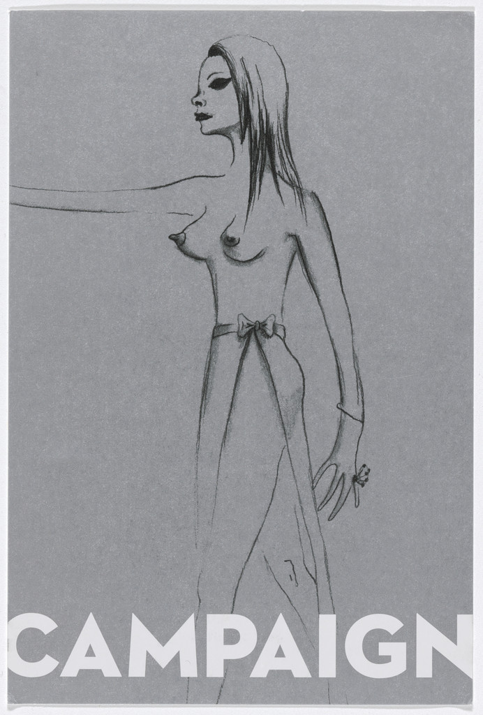 Announcement card for Campaign, C24 Gallery, New York, January 12–February 18, 2012