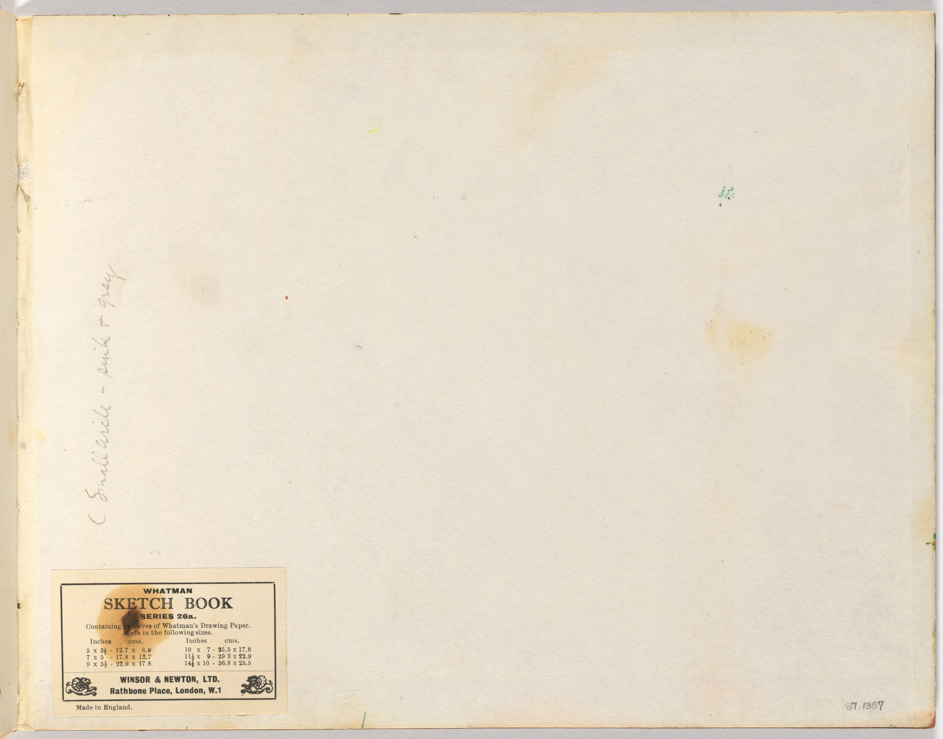 Robert Motherwell. The Mexican Sketchbook. 1941
