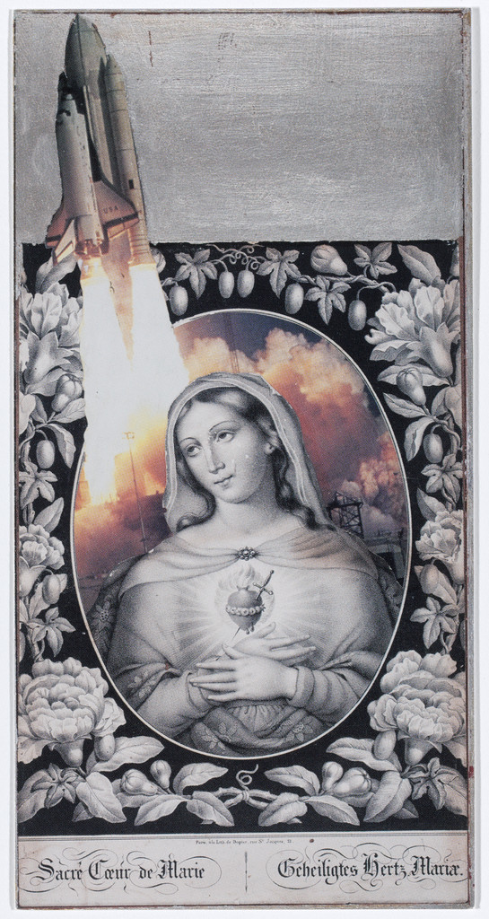 Announcement card for The Dream and the Promise, Magazzino d'Arte Moderna, Rome, March 16–April 15, 2010