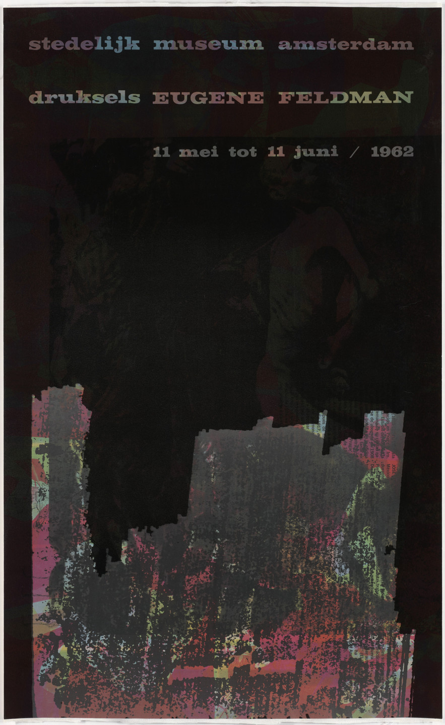 Eugene Feldman. Stedelijk Museum Amsterdam, druksels Eugene Feldman. 1962