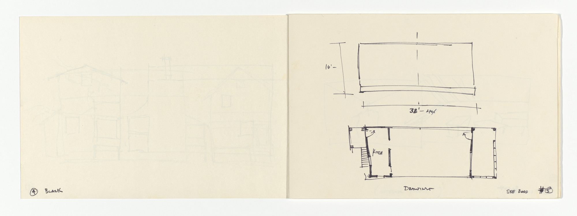 Gordon Matta-Clark. Maquette for Splitting. 1974