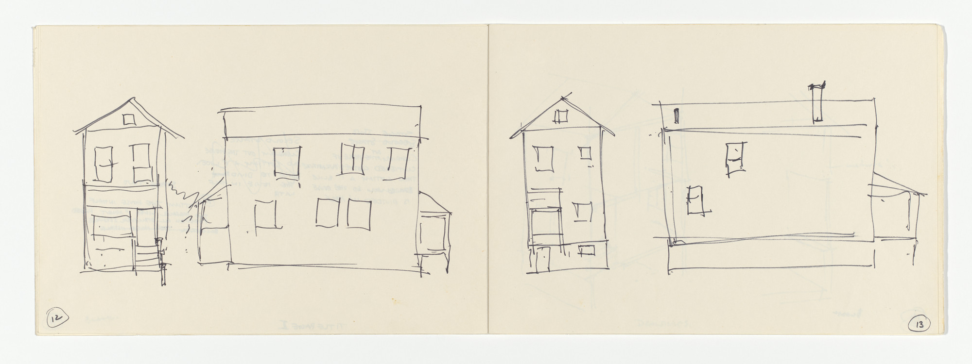 Gordon Matta-Clark. Maquette for Splitting. 1974