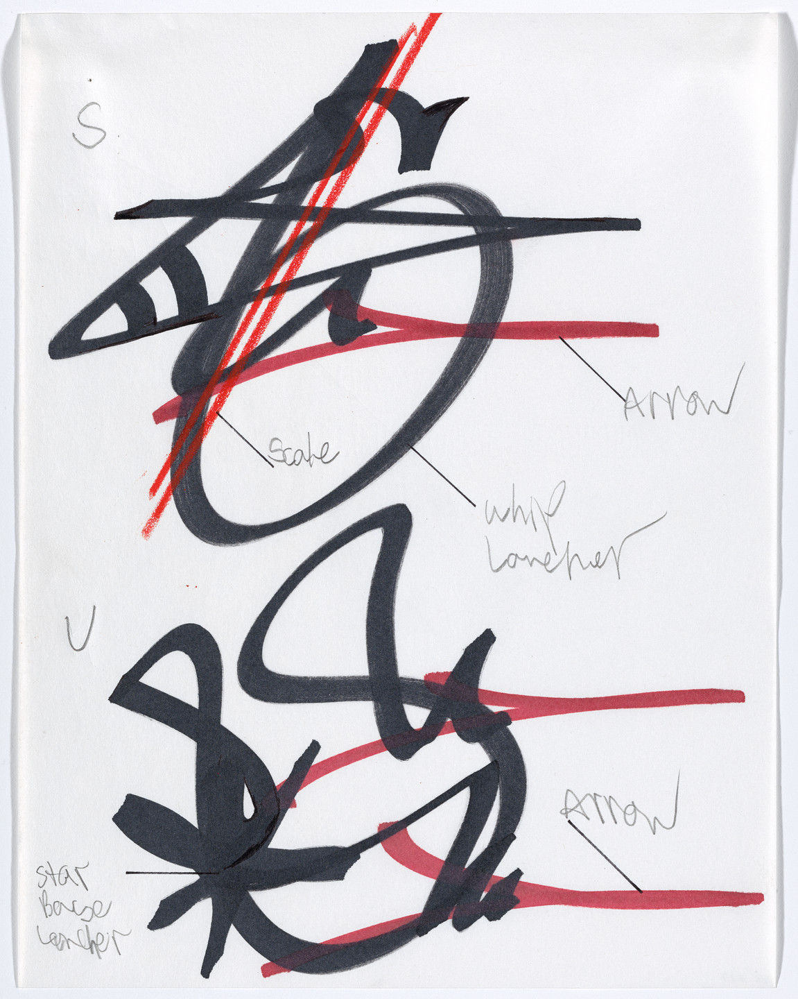 Rammellzee. Alphabet. c. 1986