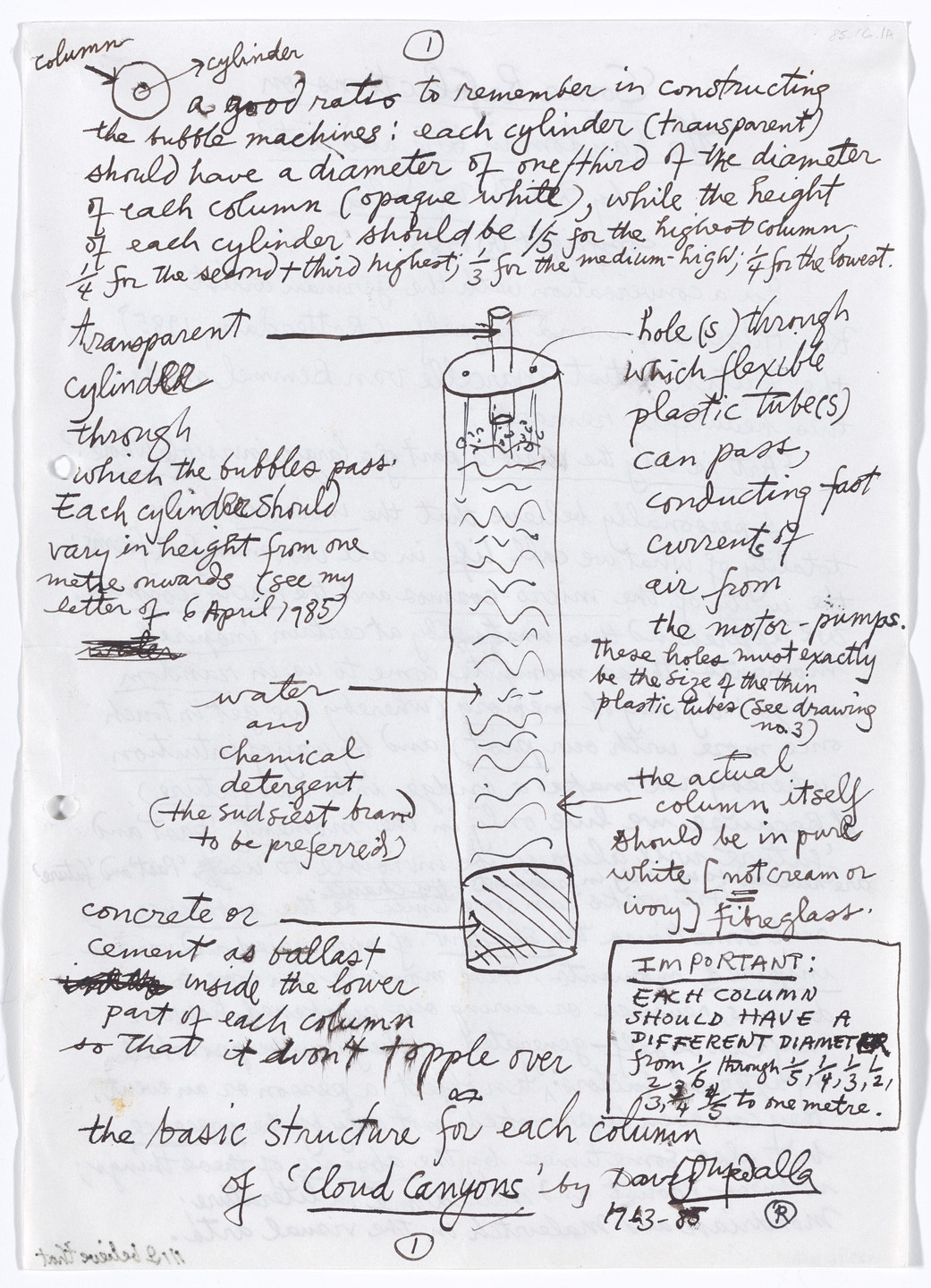 David Medalla. Cloud Canyons and Some Reflections on the Random in Life and Art. 1963–85