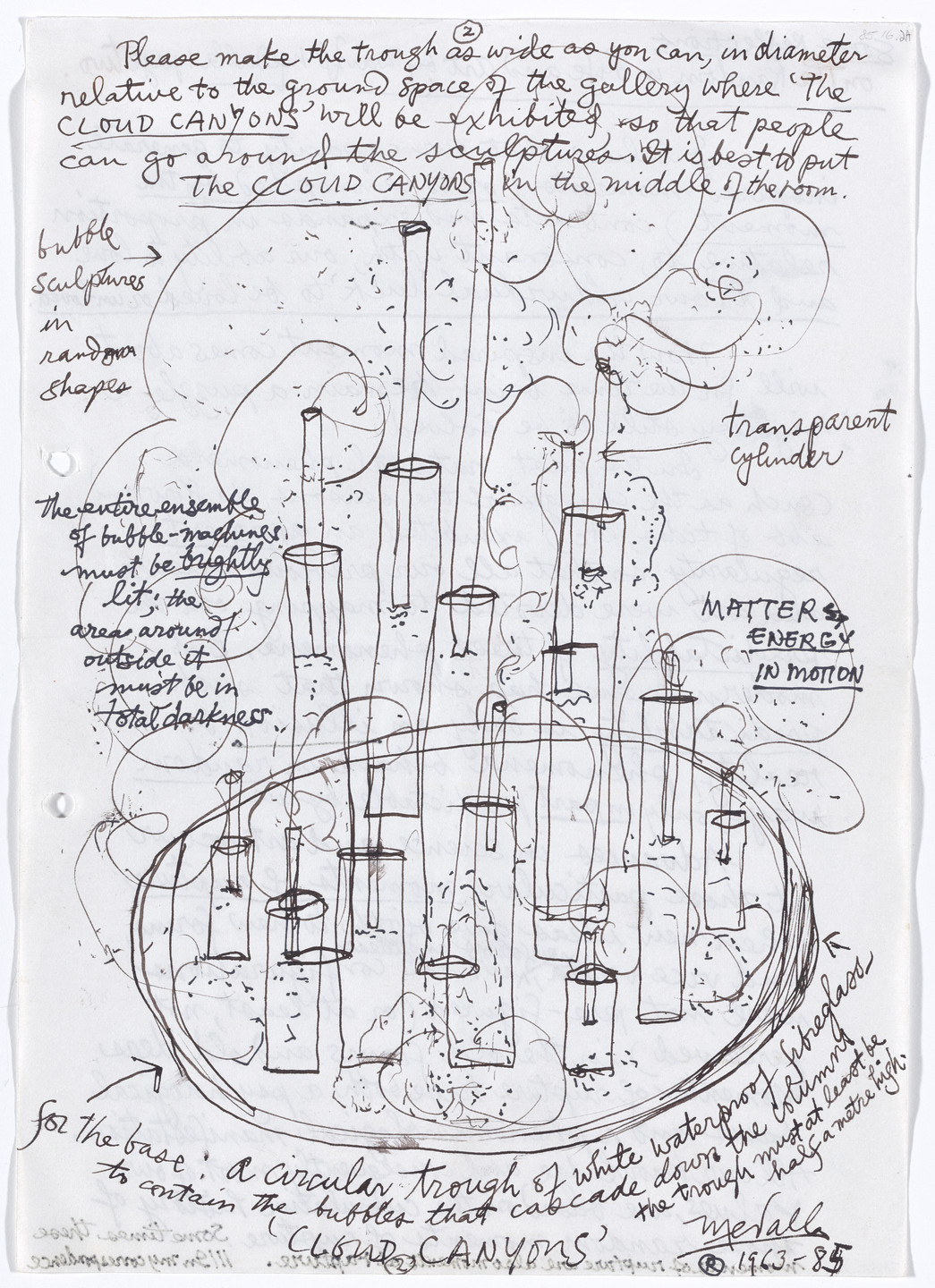 David Medalla. Cloud Canyons and Some Reflections on the Random in Life and Art. 1963–85