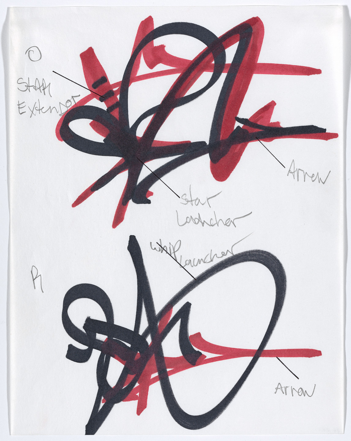 Rammellzee. Alphabet. c. 1986