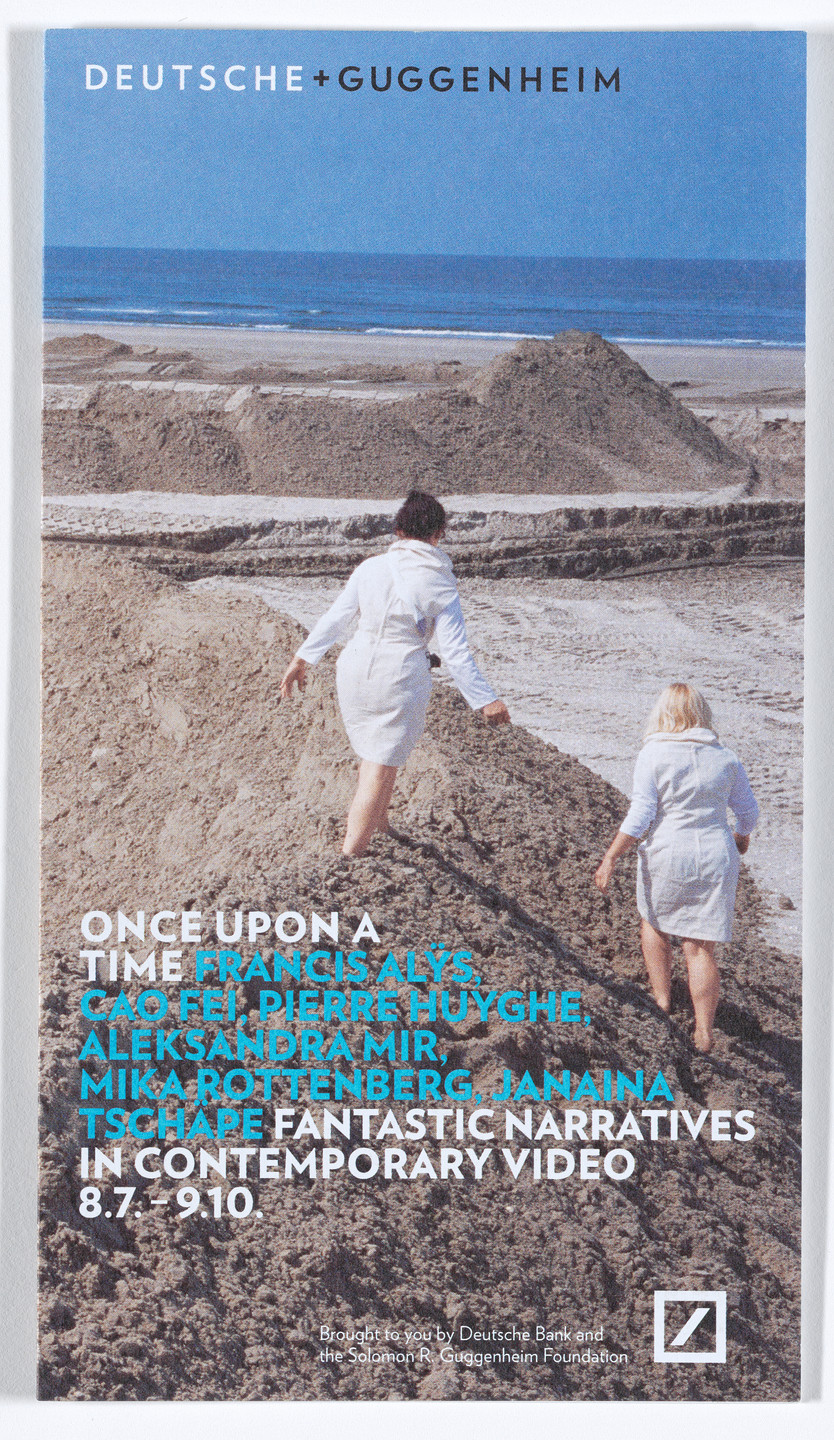Aleksandra Mir. Brochure, invitation, magazine for Once Upon a Time, Deutsche Guggenheim, Berlin, July 8–October 9, 2011. 2011