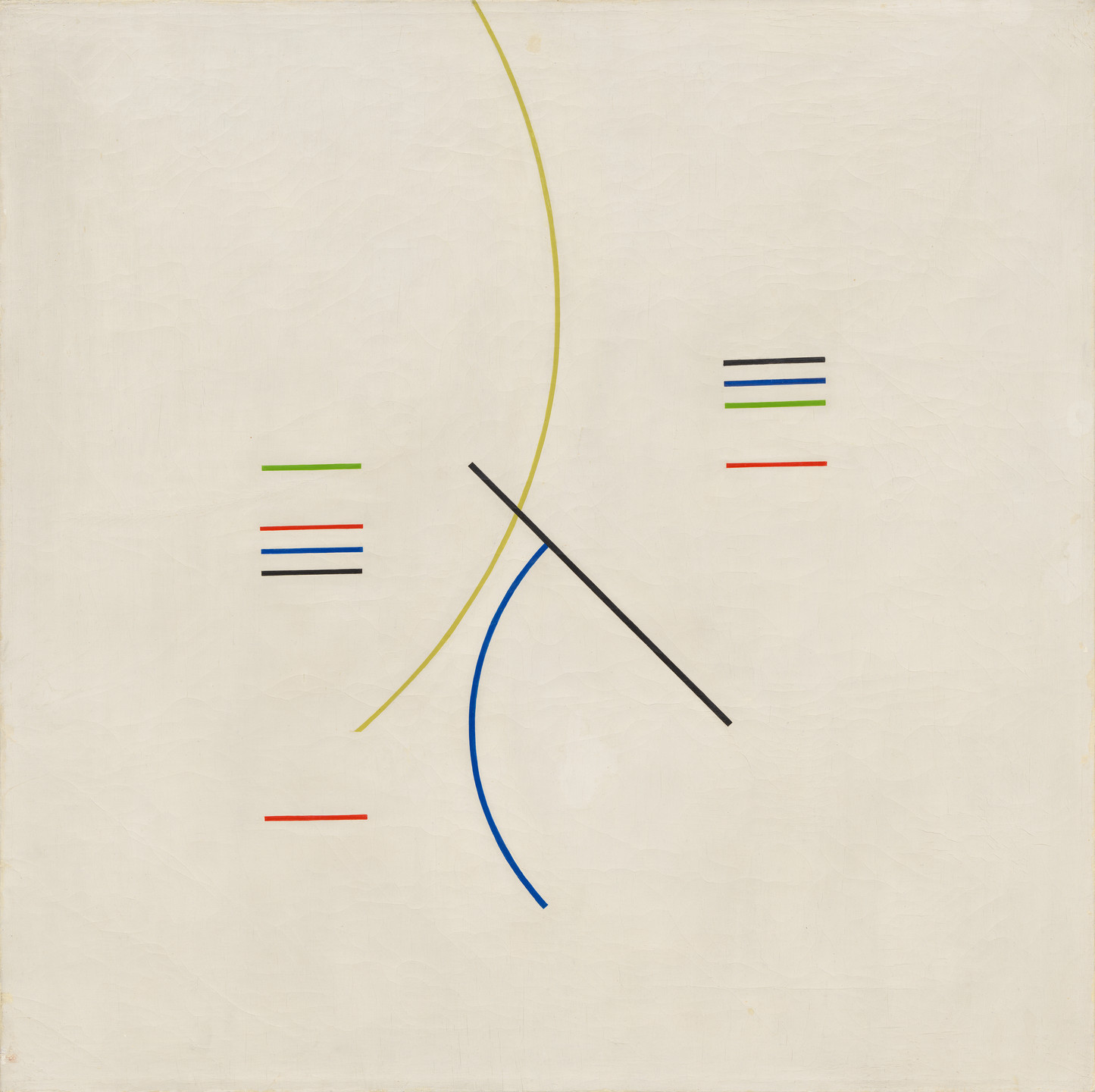 Alfredo Hlito. Curves and Straight Series. 1948
