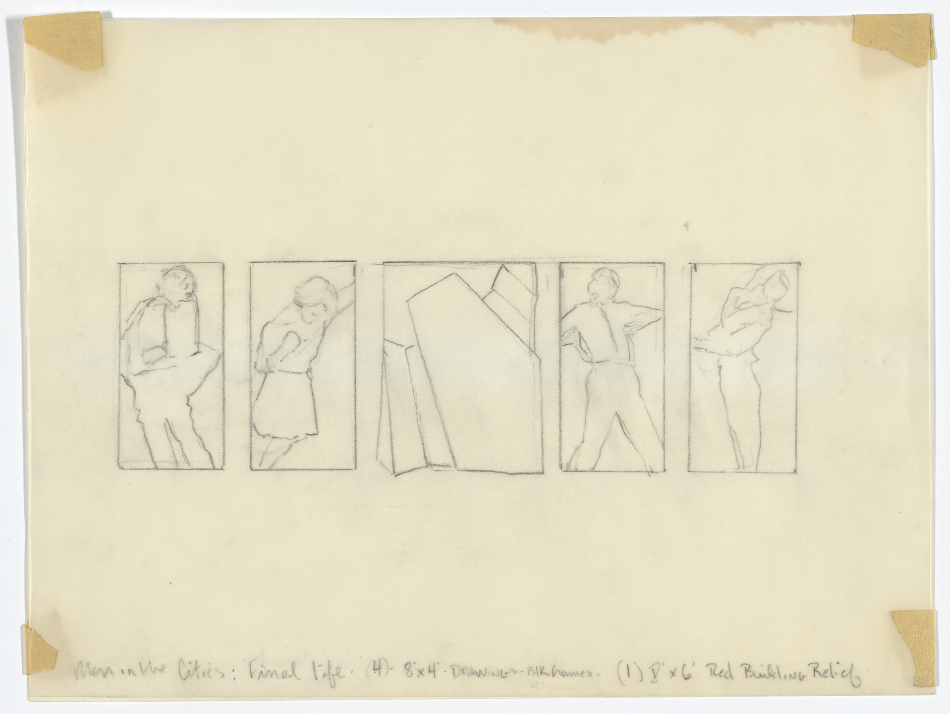 Robert Longo. Men In The Cities: Final Life. 1982