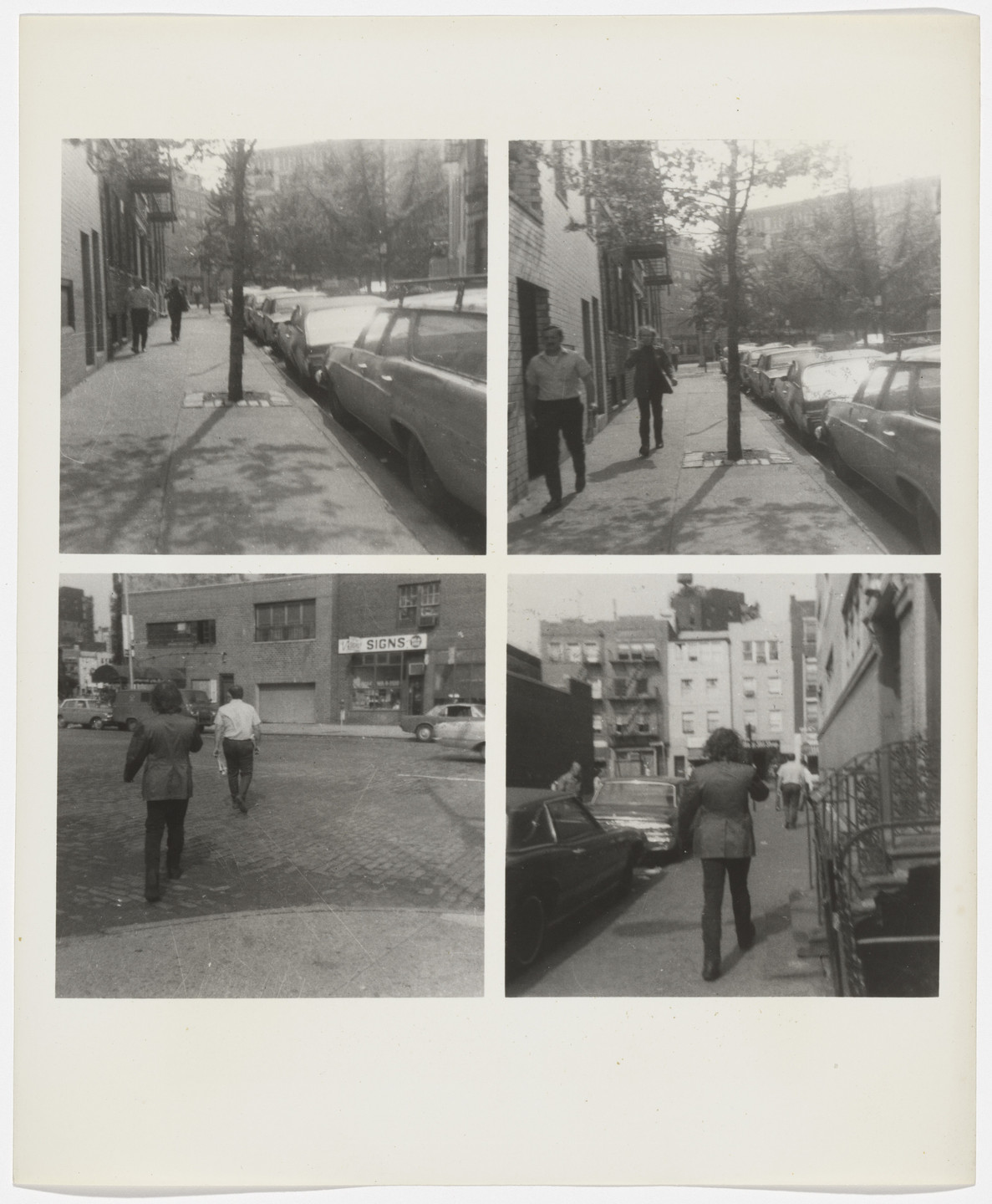 Vito Acconci. Following Piece. 1969