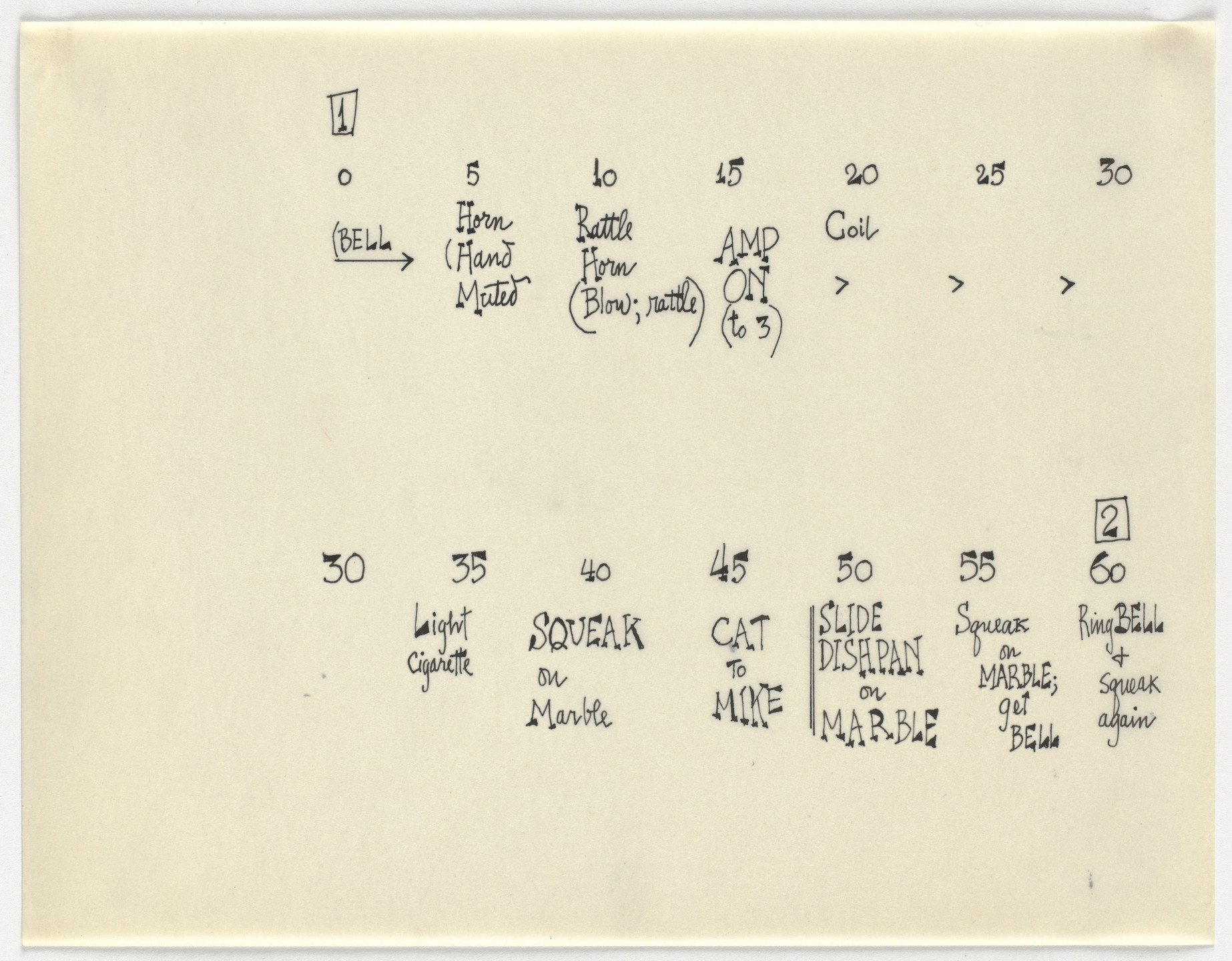 John Cage. Sounds of Venice. 1959/1968