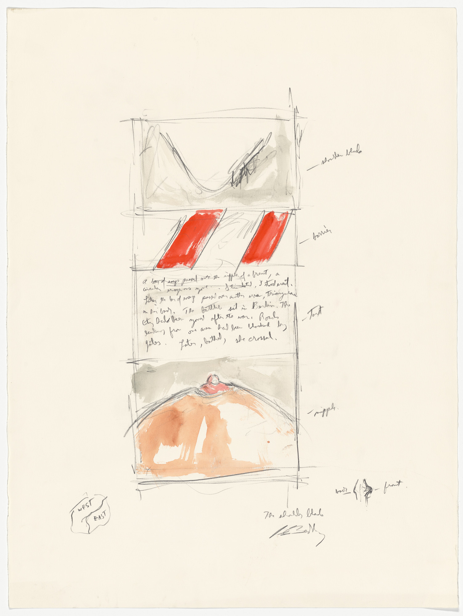 Bill Beckley. Study for Shoulder Blade