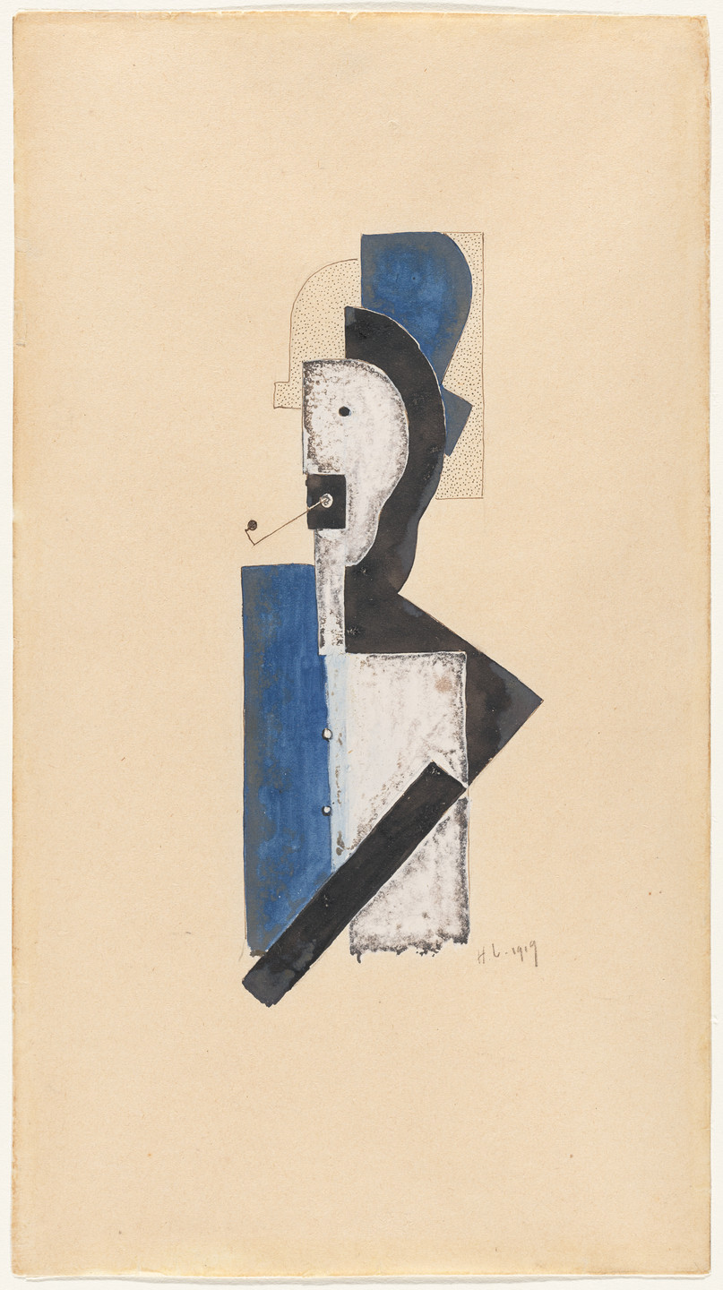 Henri Laurens. Man with a Pipe. 1919