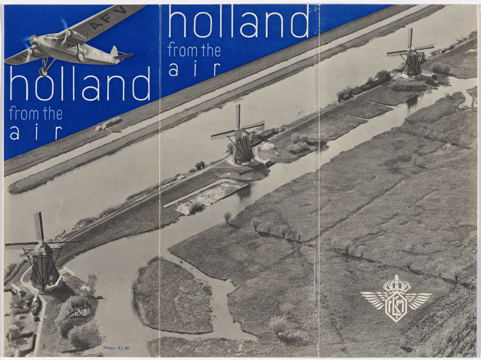 Fré Cohen. Information brochure for the Dutch national airline KLM. 1932