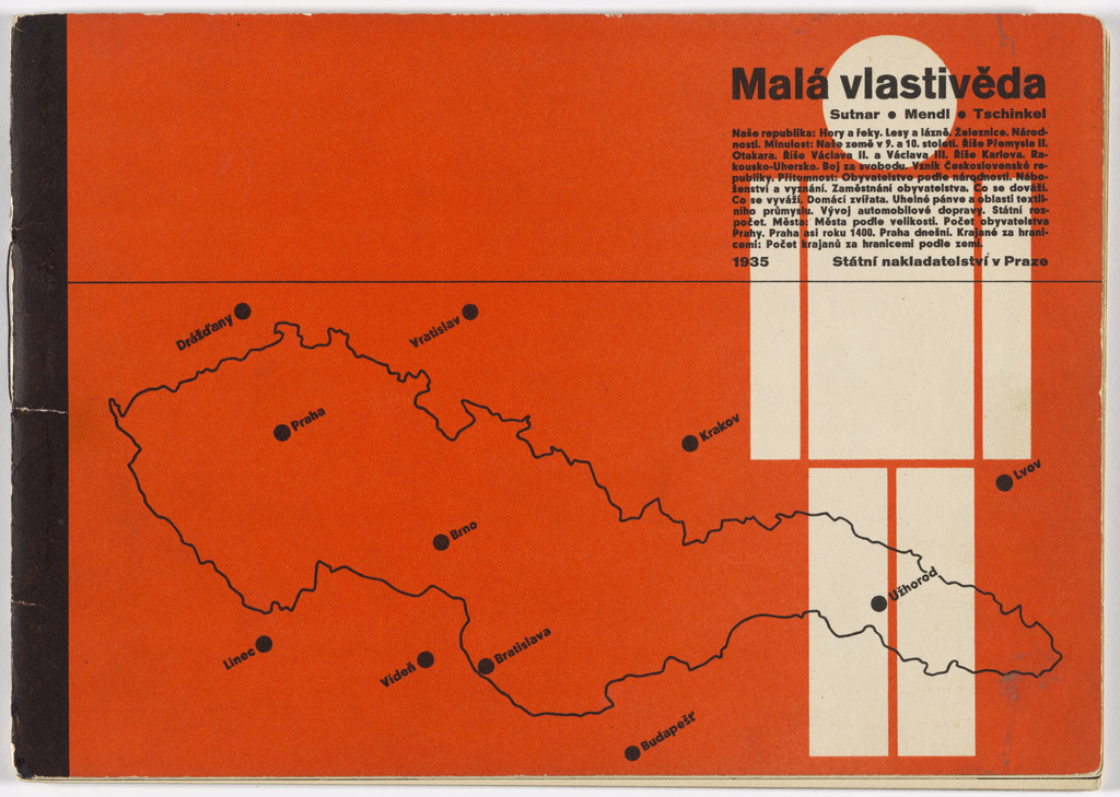 Little Civics Reader (Malá vlastivěda) by Bedřich Mendel, with maps and diagrams by Augustin Tschinkel