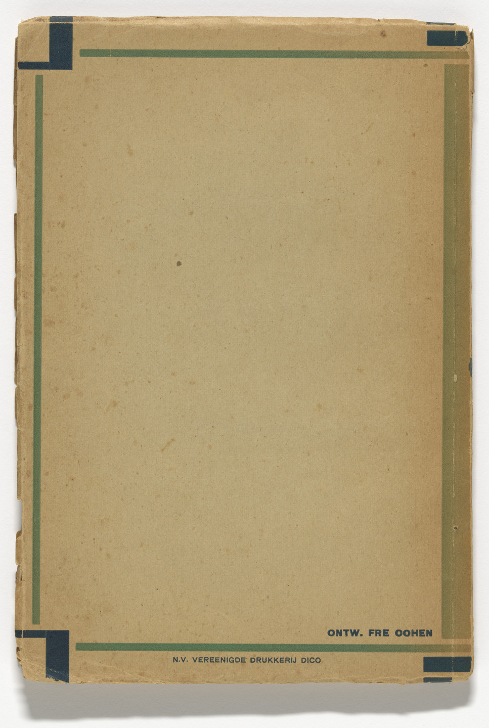 Fré Cohen. Anthology of Revolutionary Poetry (Bloemlezing van Revolutionaire Poezie), preface by A.M. de Jong. 1923