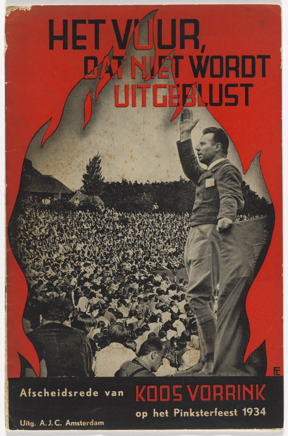 Fré Cohen. The Fire That Doesn’t Go Out (Het Vuur dat niet wordt uitgeblust) by Koos Vorrink. 1934