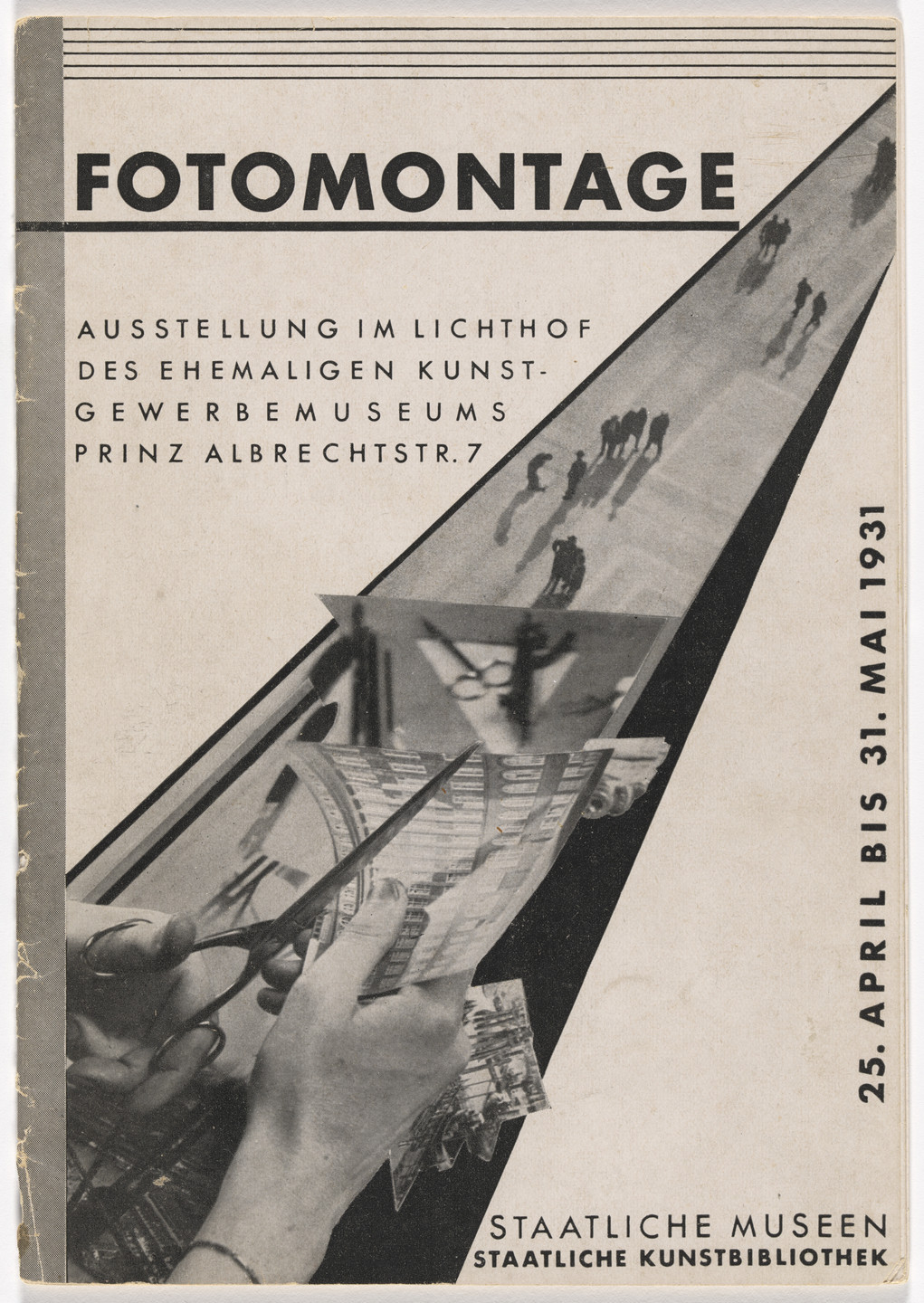 César Domela-Nieuwenhuis. Catalogue for the exhibition Fotomontage, Staatliche Kunstbibliothek, Berlin. 1931