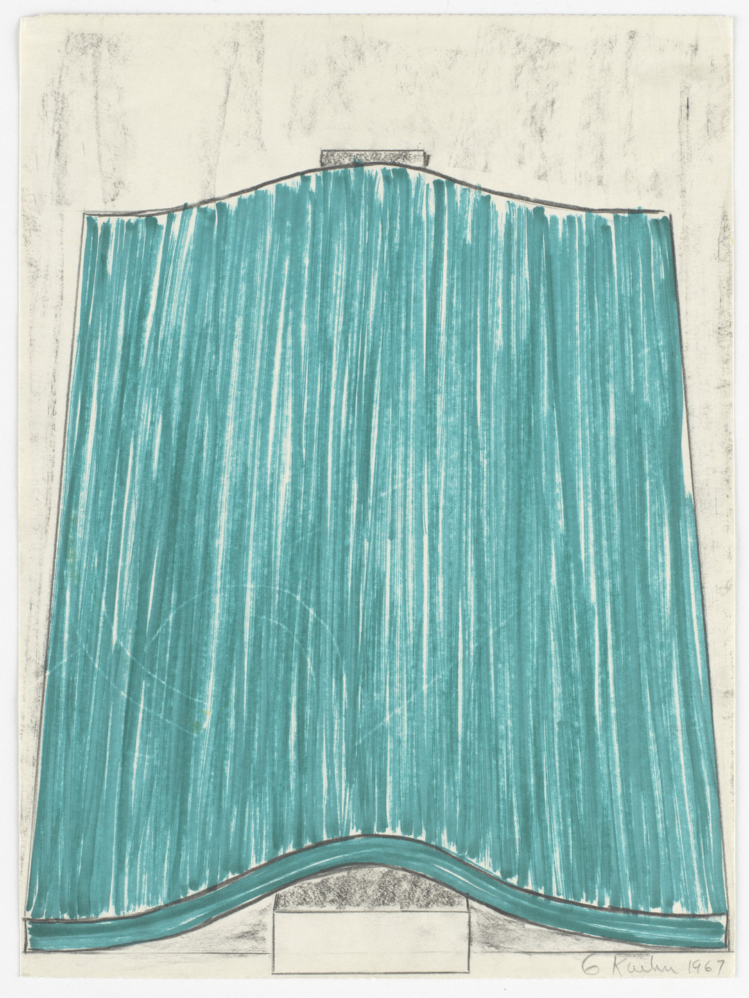 Gary Kuehn. Drawing for Sculpture. 1967