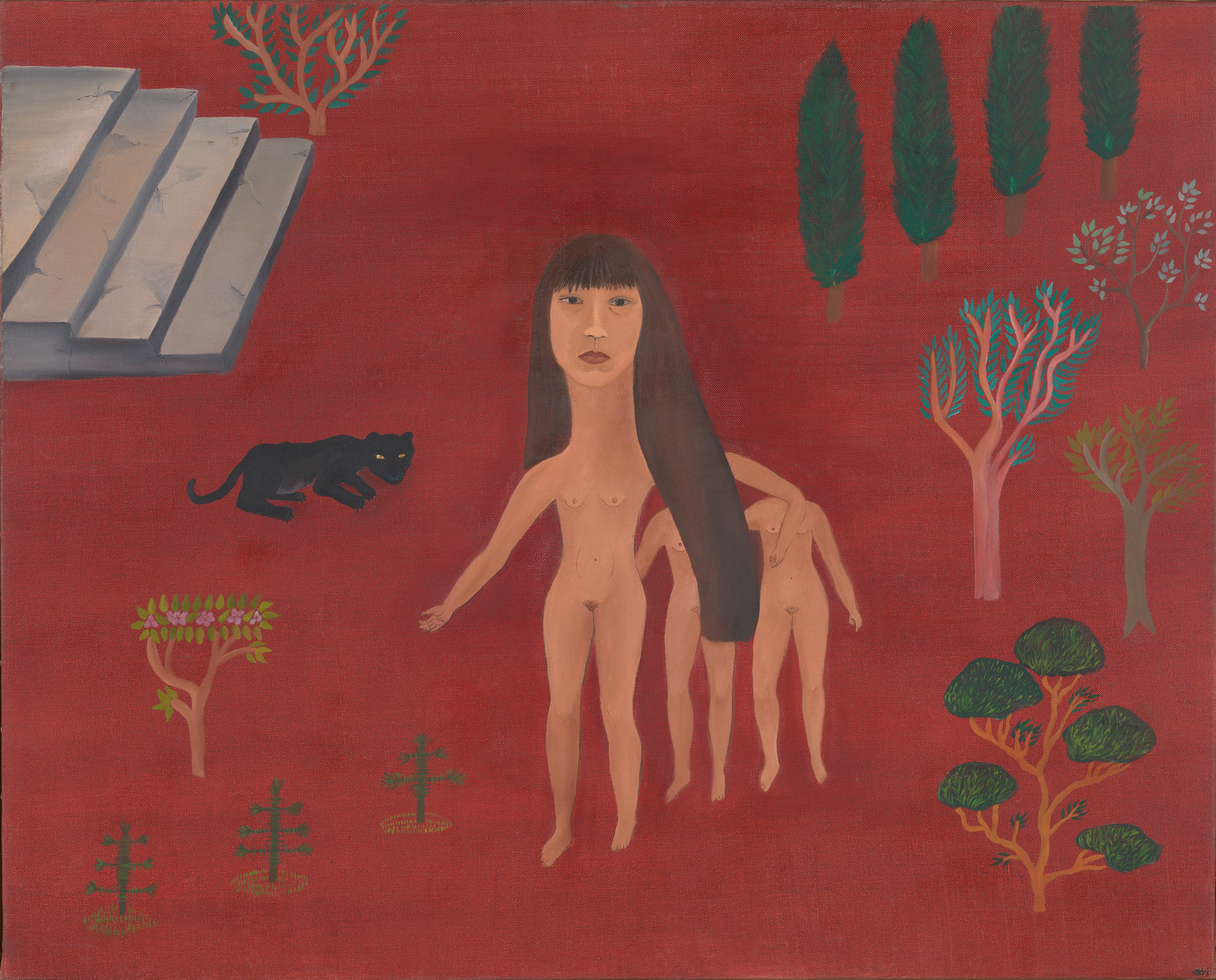 Cecilia Vicuña. Black Panther and Me (ii). Bogotá 1978