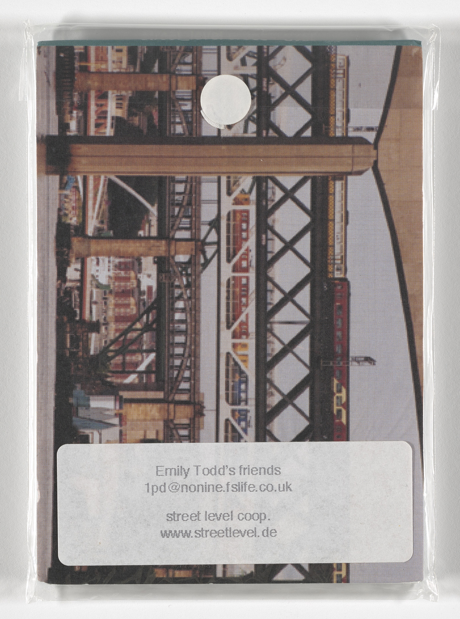 Aleksandra Mir. Newcastle is Paris in street_level crossing over, Newcastle upon Tyne, 2002
