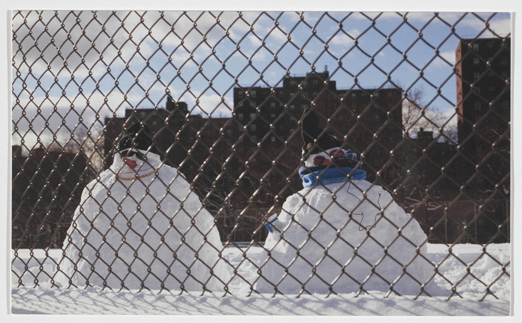 Aleksandra Mir. Homeboys greeting card, The Wrong Gallery, 2003