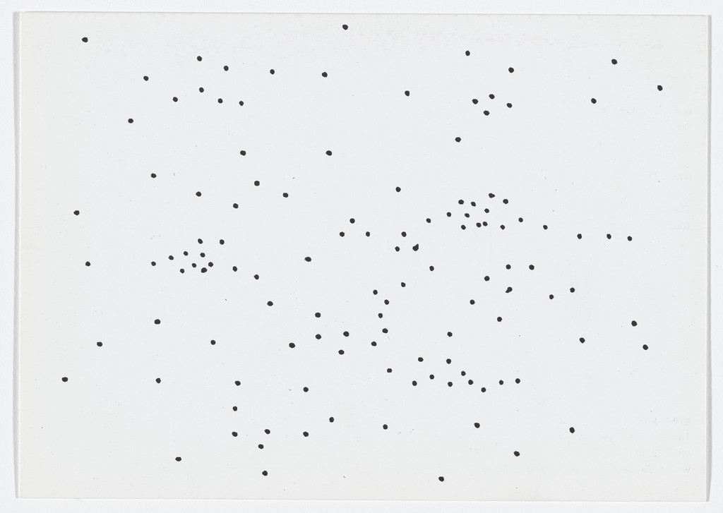 Announcement card for The World from Above, Greengrassi, London, January 25–March 13, 2004