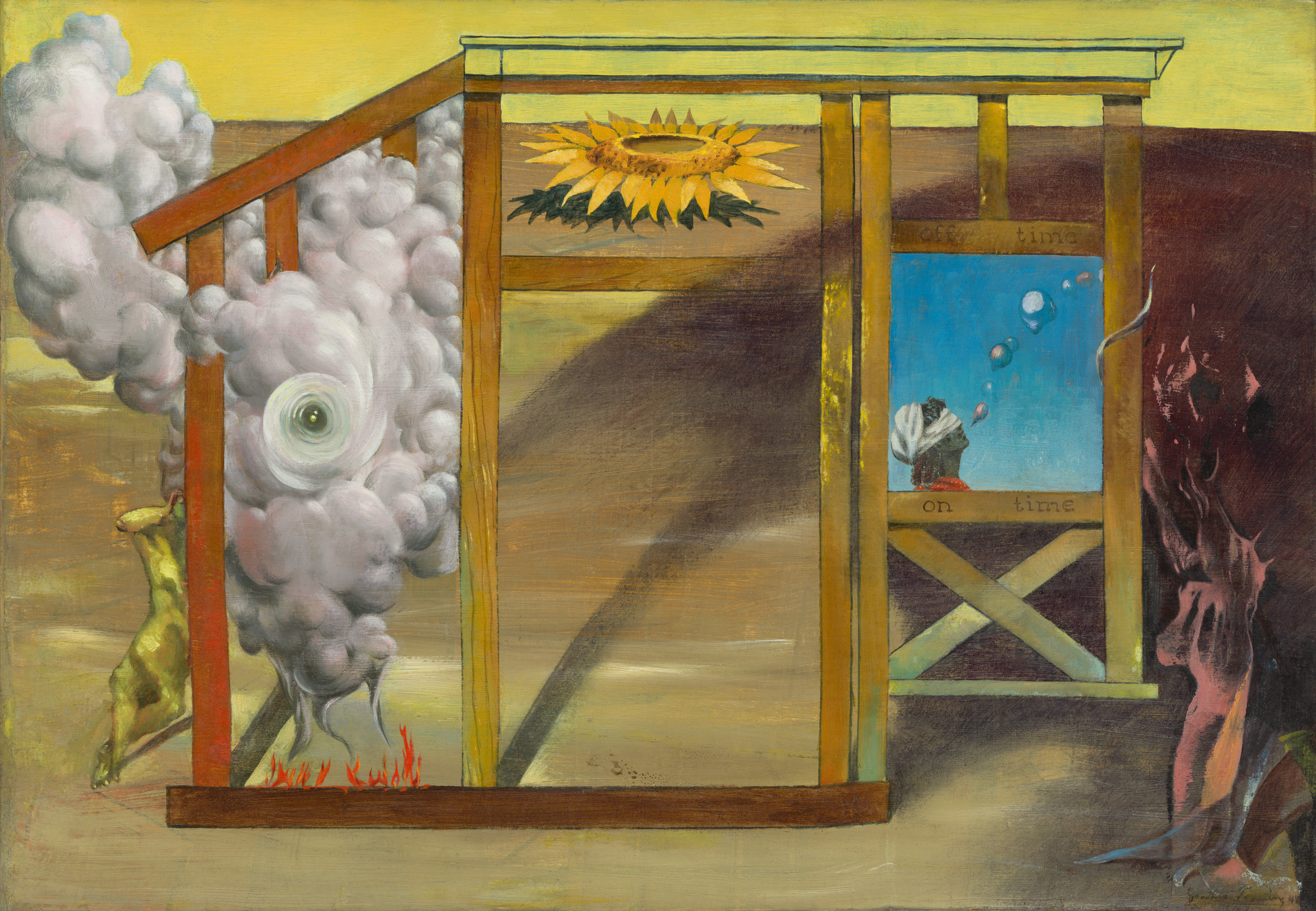 Dorothea Tanning. On Time Off Time. 1948