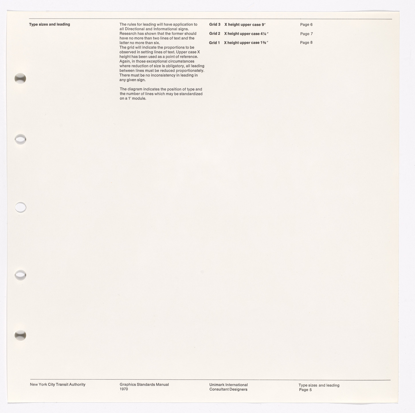 Massimo Vignelli, Bob Noorda, Unimark International Corporation, New York. New York City Transit Authority Graphics Standards Manual. 1966-70