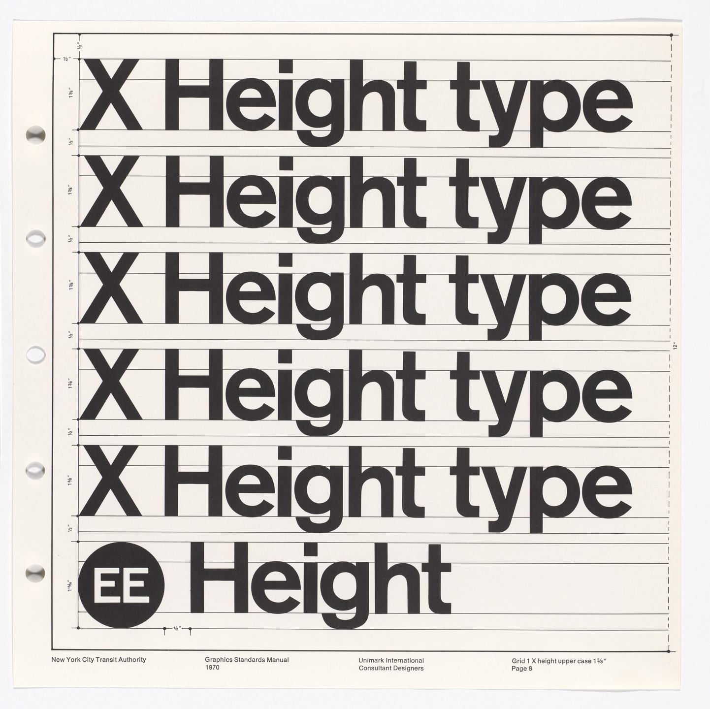Massimo Vignelli, Bob Noorda, Unimark International Corporation, New York. New York City Transit Authority Graphics Standards Manual. 1966-70