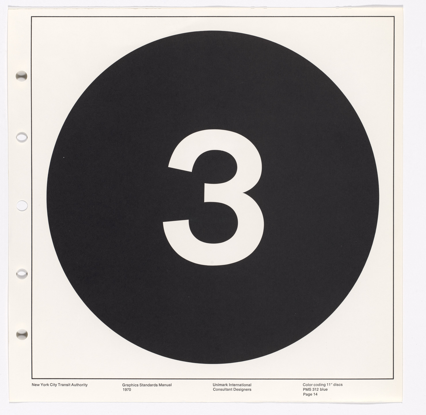 Massimo Vignelli, Bob Noorda, Unimark International Corporation, New York. New York City Transit Authority Graphics Standards Manual. 1966-70