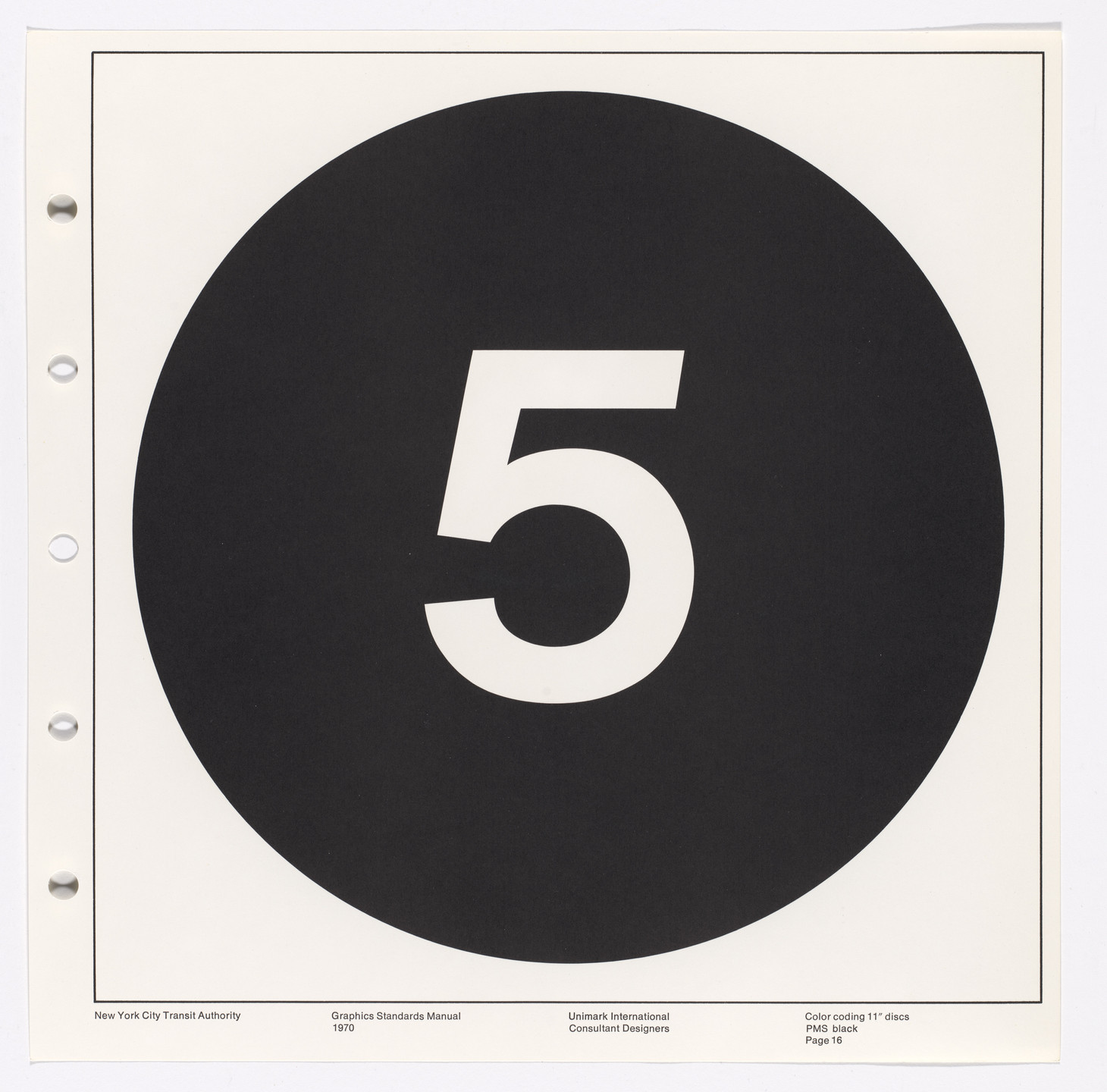 Massimo Vignelli, Bob Noorda, Unimark International Corporation, New York. New York City Transit Authority Graphics Standards Manual. 1966-70