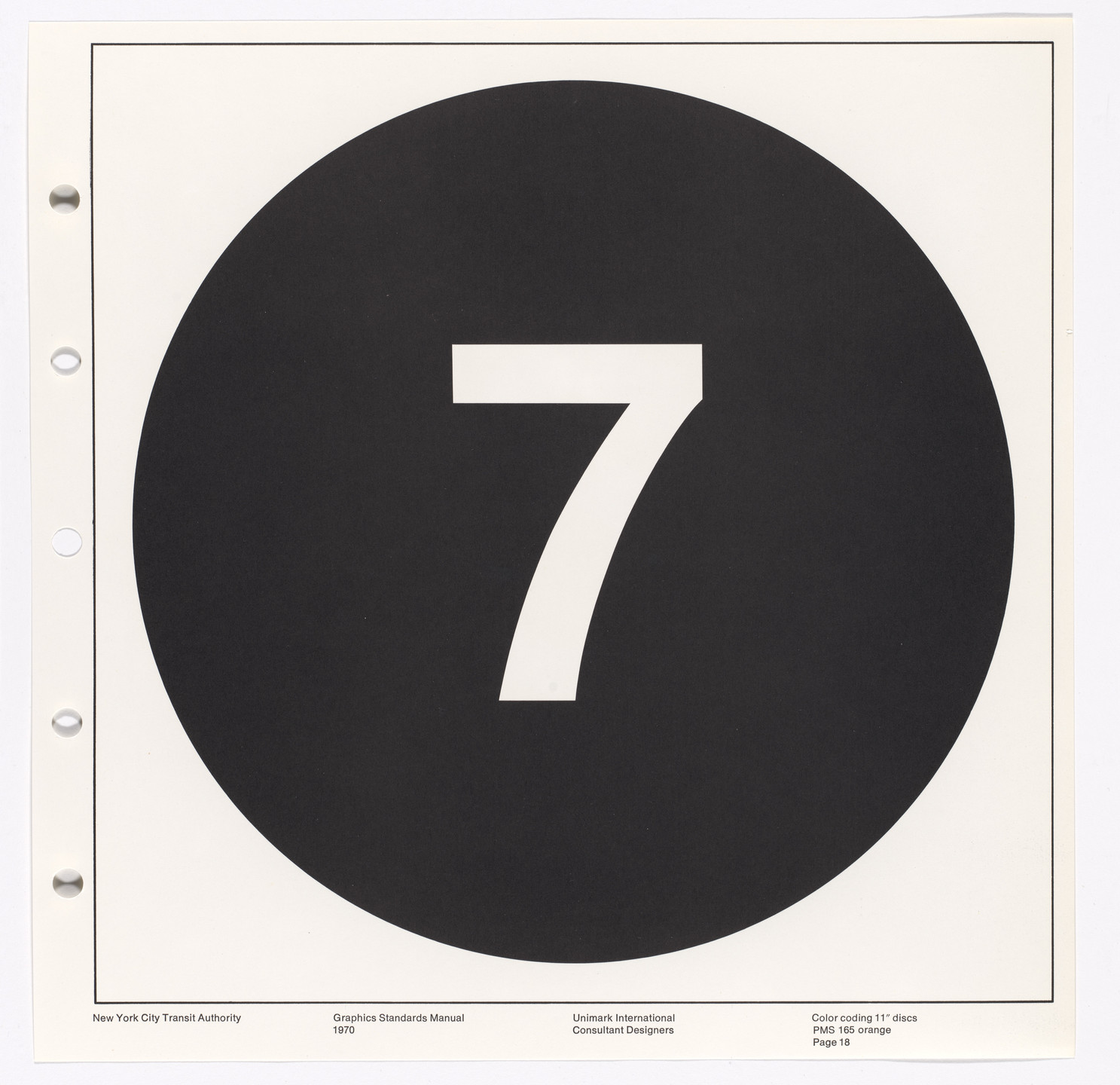 Massimo Vignelli, Bob Noorda, Unimark International Corporation, New York. New York City Transit Authority Graphics Standards Manual. 1966-70