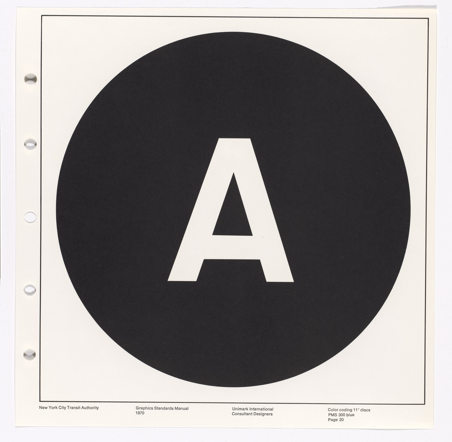 Massimo Vignelli, Bob Noorda, Unimark International Corporation, New York. New York City Transit Authority Graphics Standards Manual. 1966-70