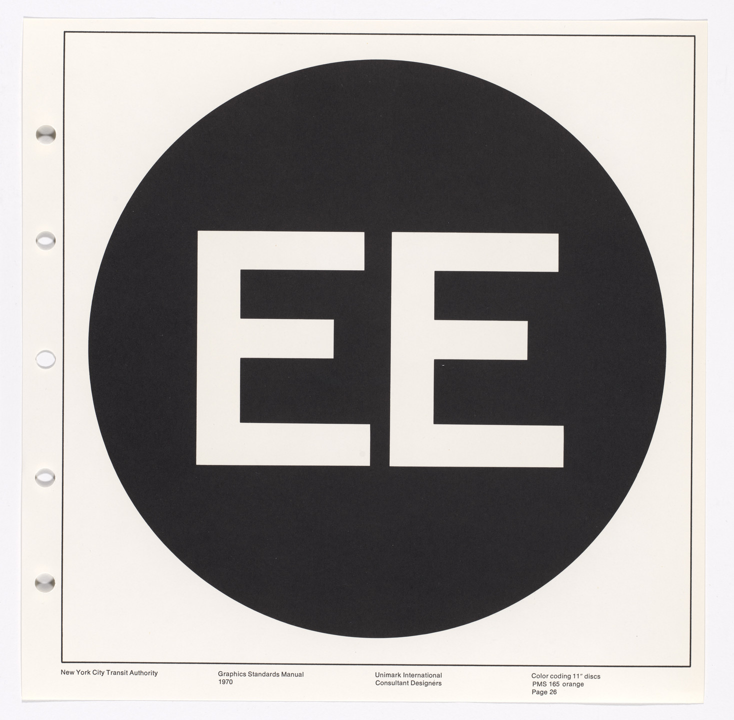 Massimo Vignelli, Bob Noorda, Unimark International Corporation, New York. New York City Transit Authority Graphics Standards Manual. 1966-70